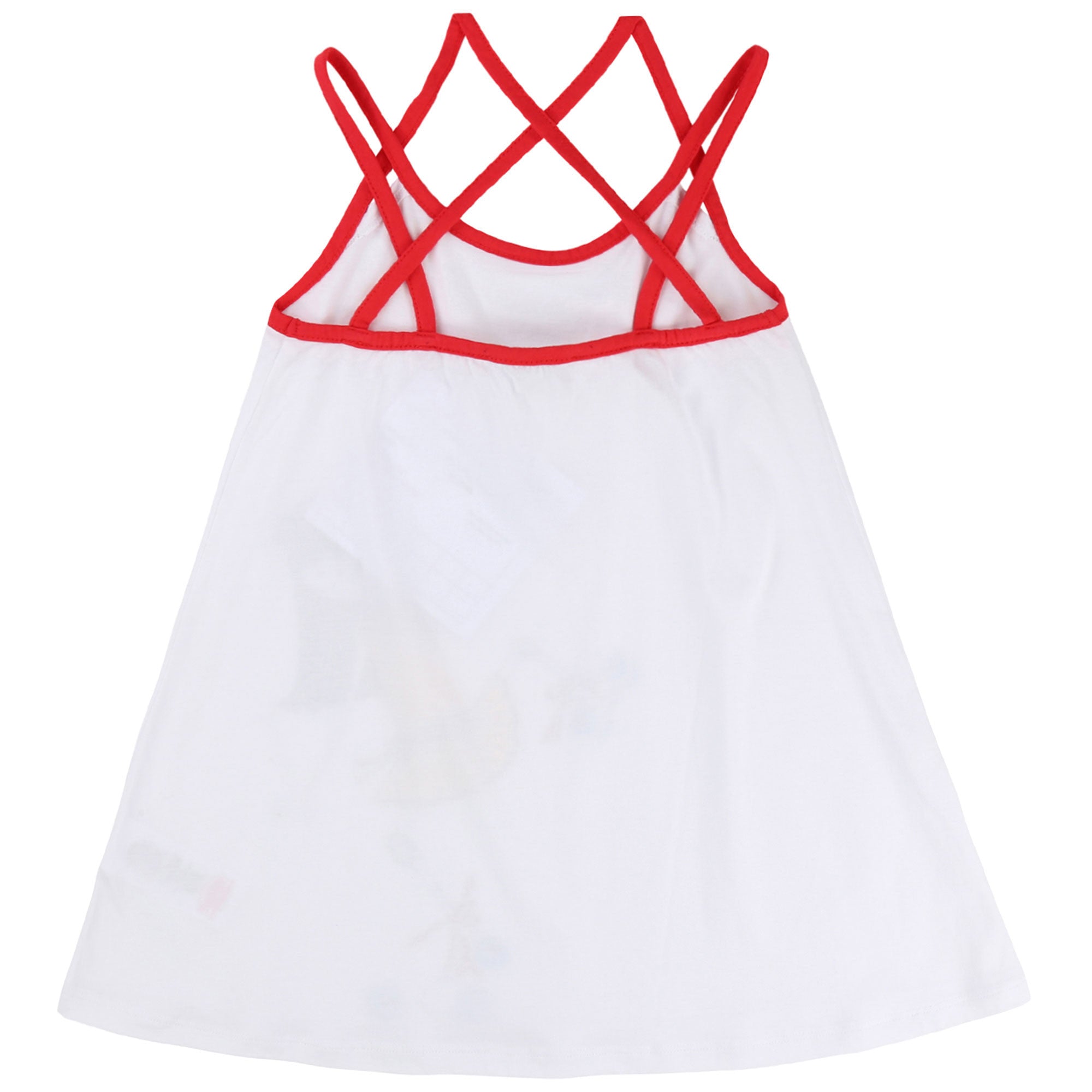 Girls White Jersey Dress - CÉMAROSE | Children's Fashion Store - 2