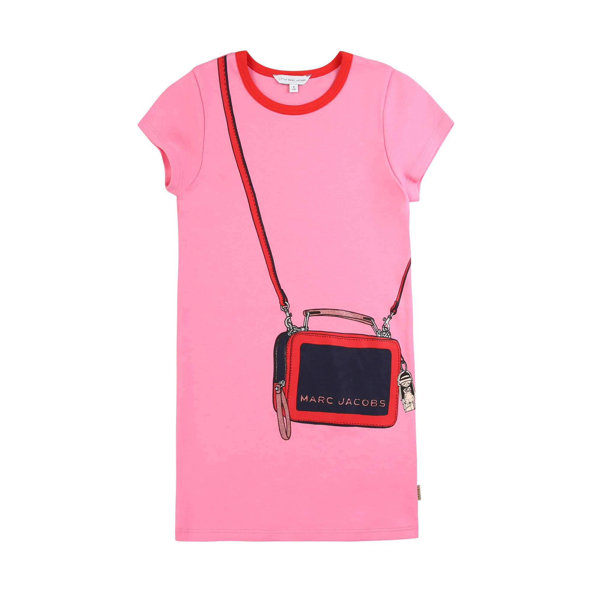 Girls Pink Pattern Cotton Dress