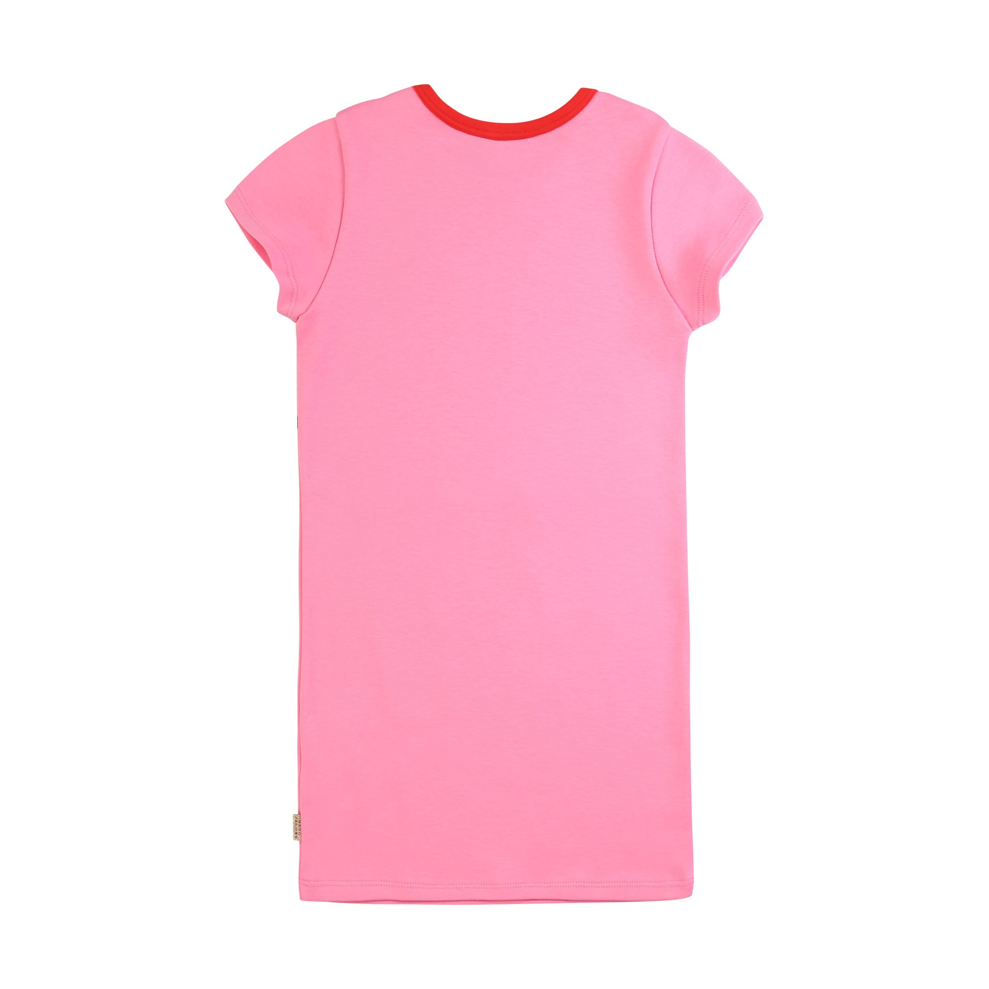 Girls Pink Pattern Cotton Dress