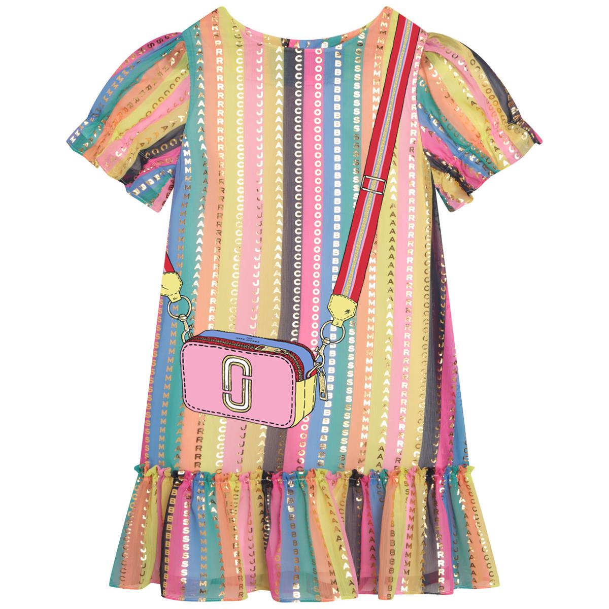 Girls Multicolor Sequin Dress