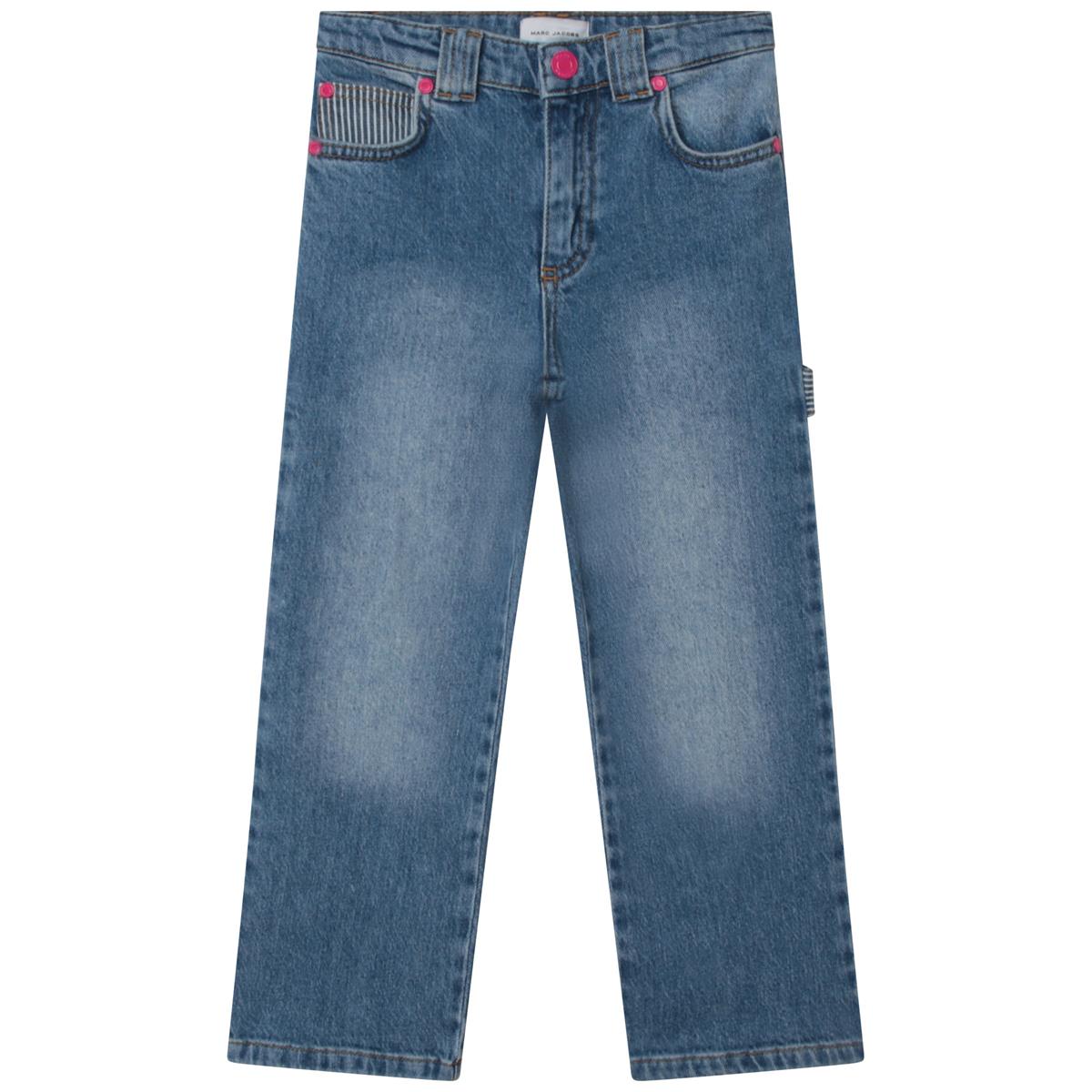 Girls Blue Denim Trousers