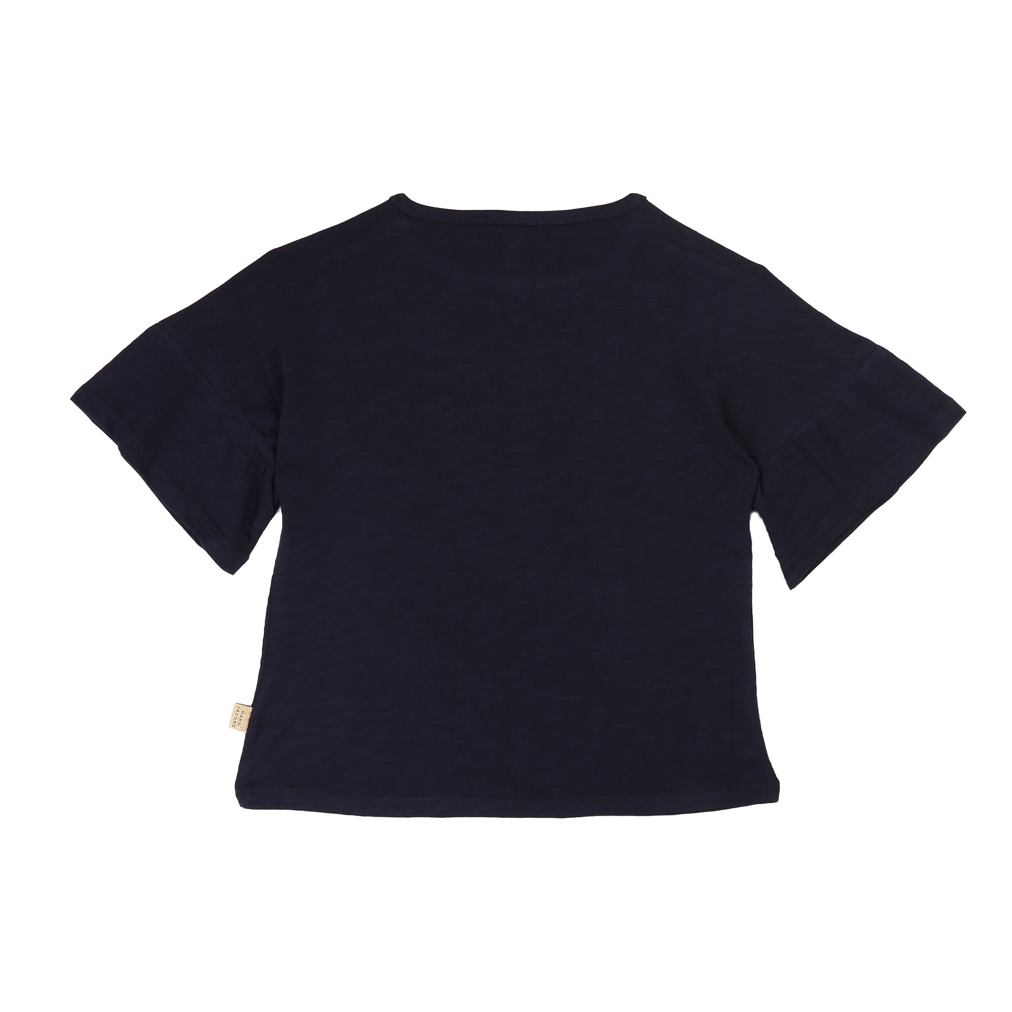 Girls Blue Cotton T-shirt