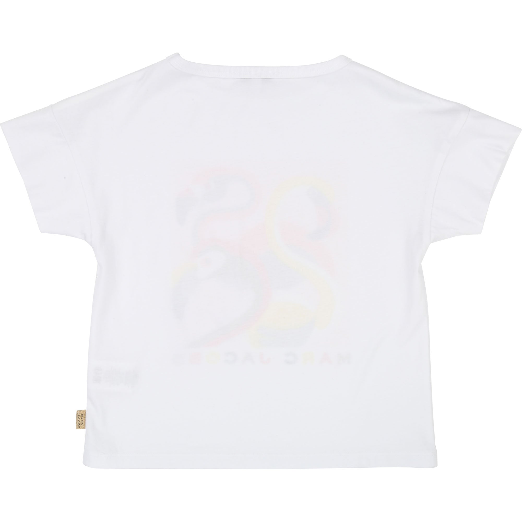 Girls White Printed T-shirt