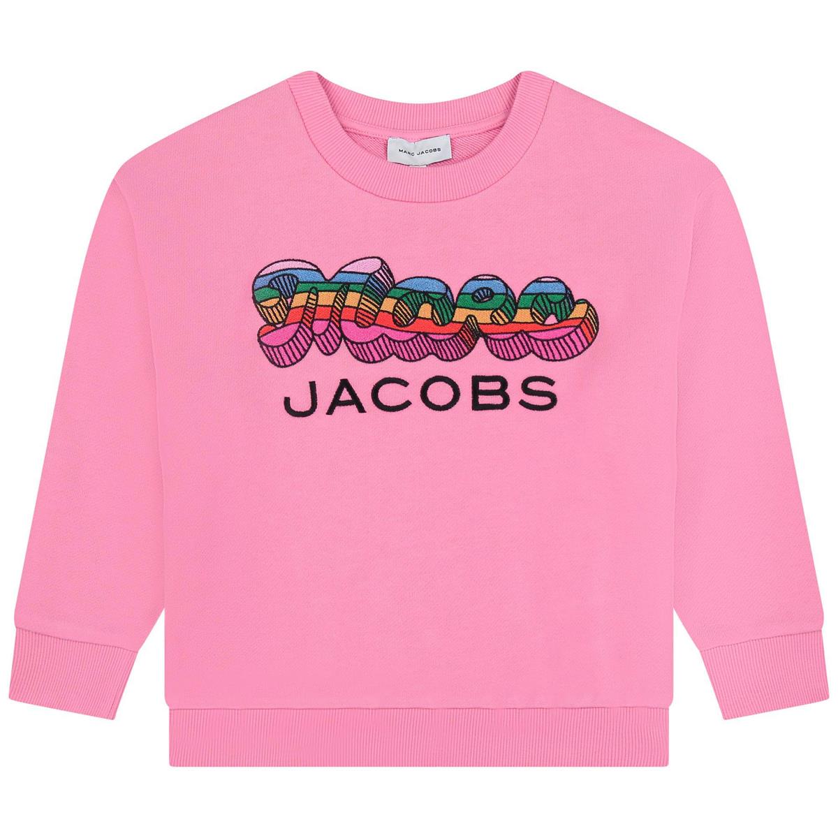 Girls Pink Logo Sweater