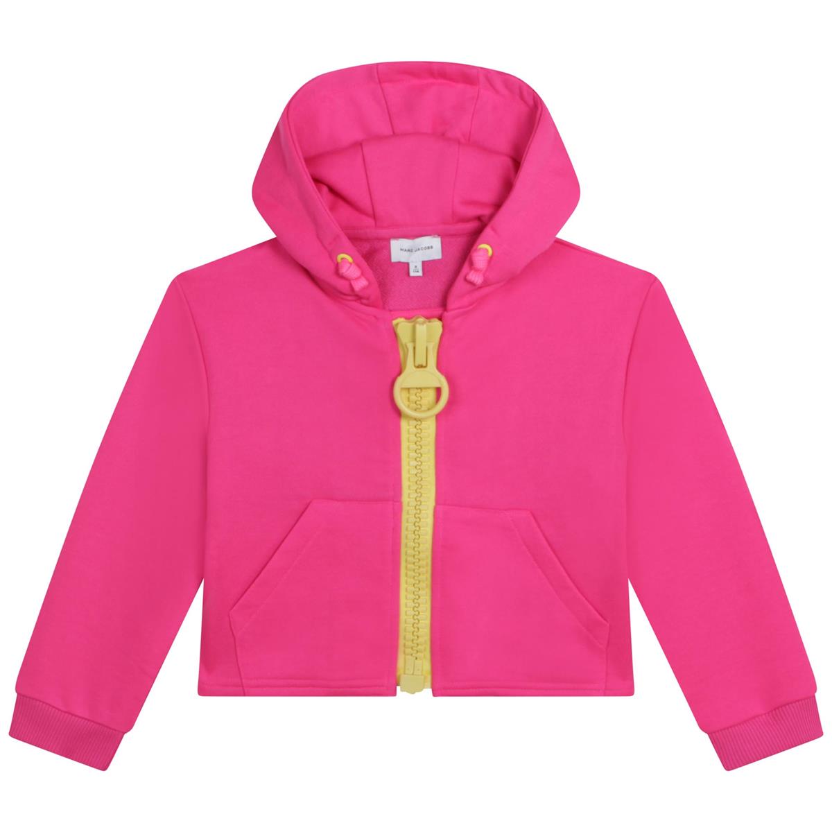 Girls Pink Zip-Up Top