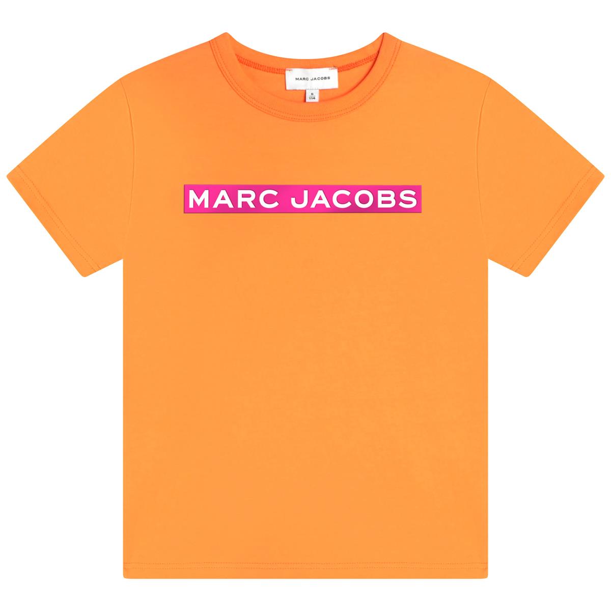 Boys Orange Logo T-Shirt