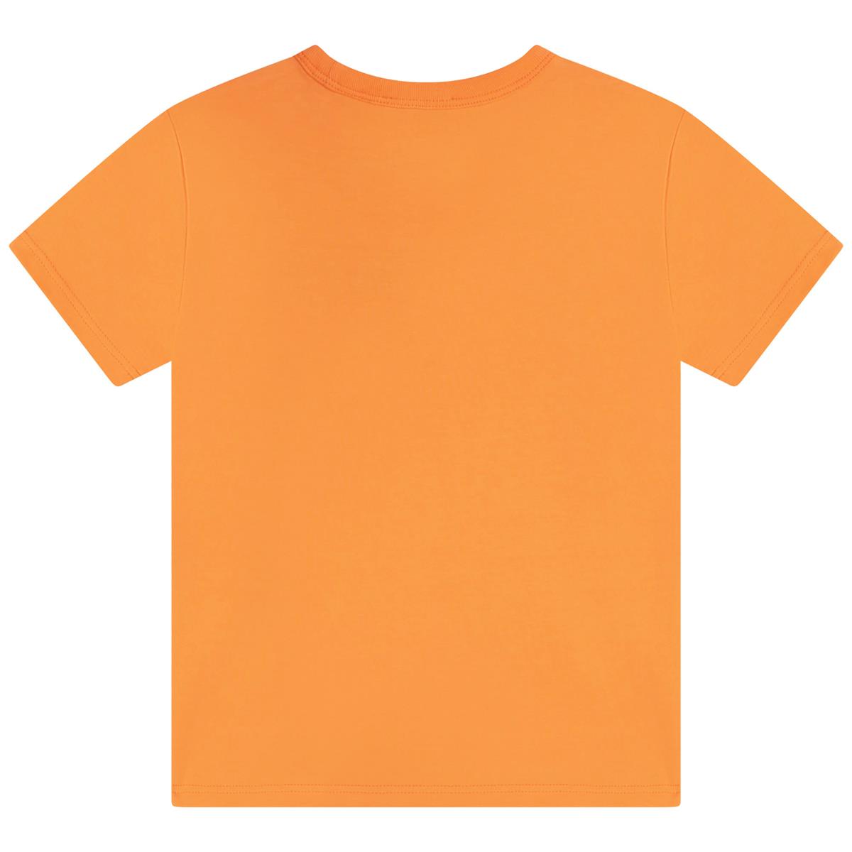 Boys Orange Logo T-Shirt