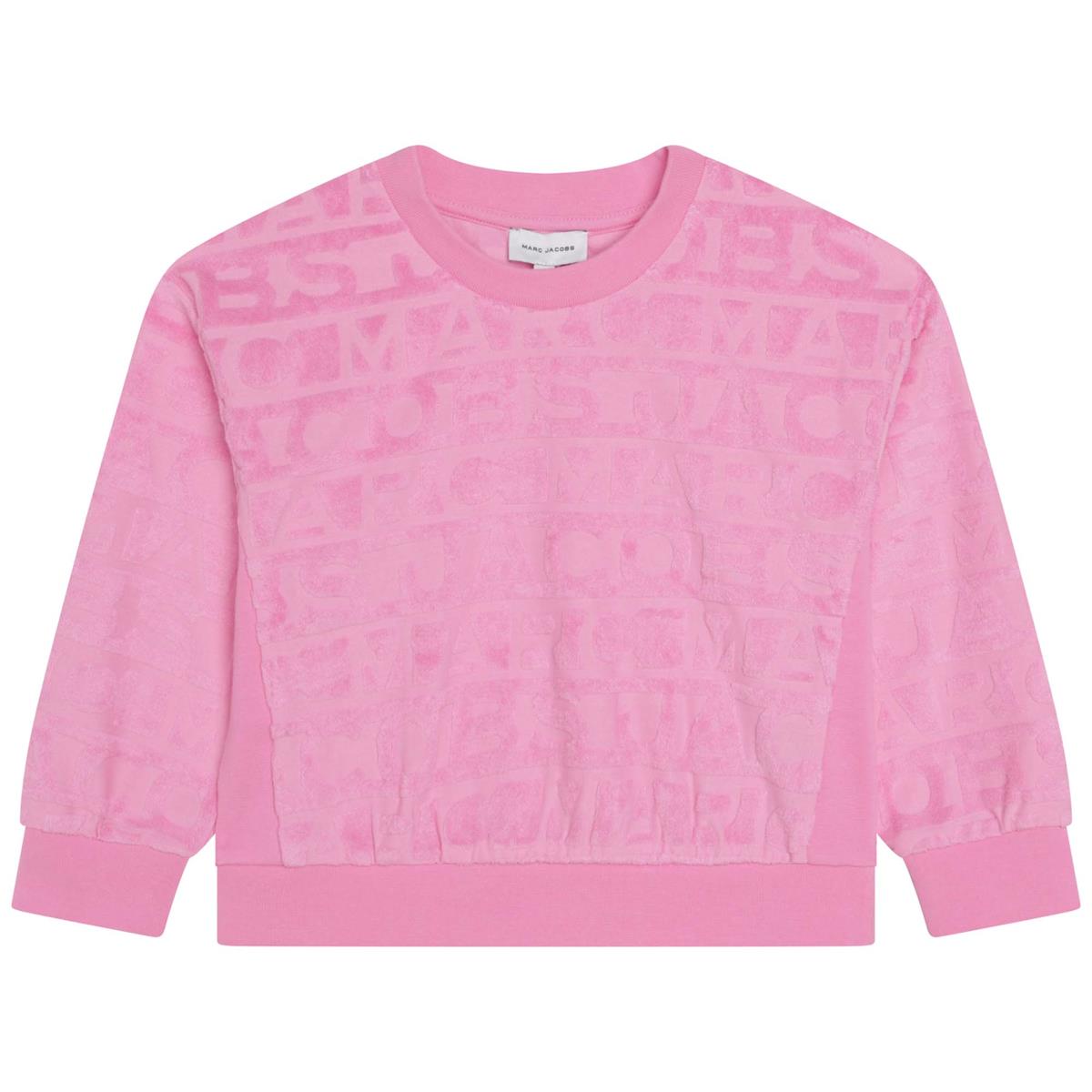 Girls Pink Logo Sweatshirt