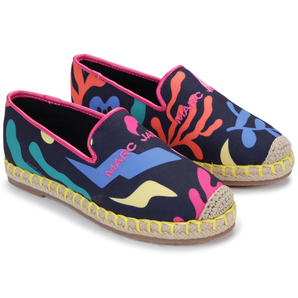 Girls Multicolor Logo Shoes