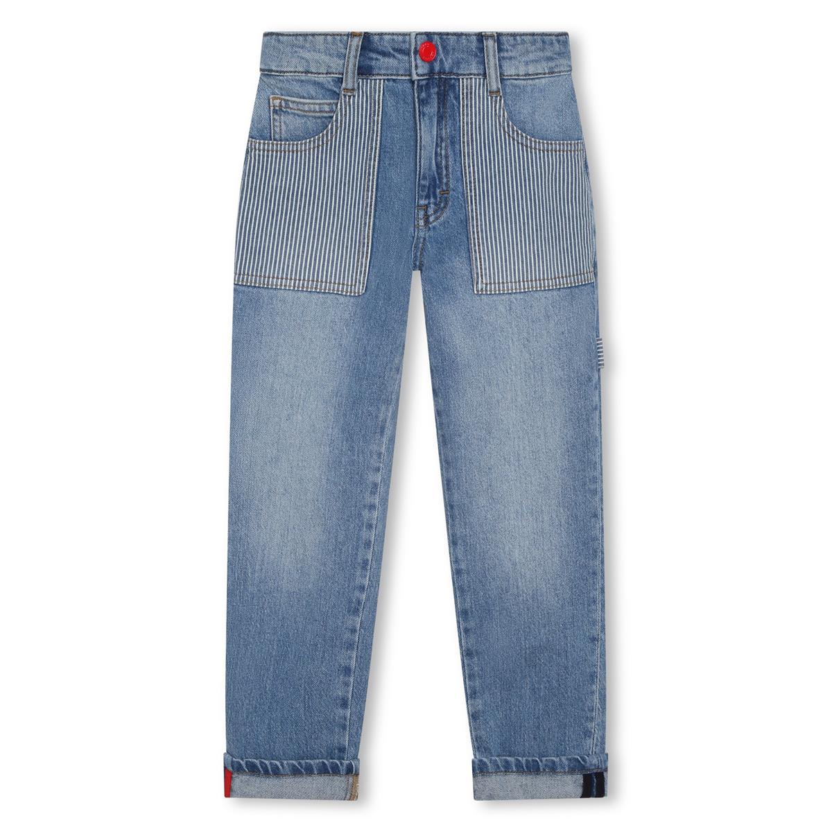 Girls Blue Denim Trousers