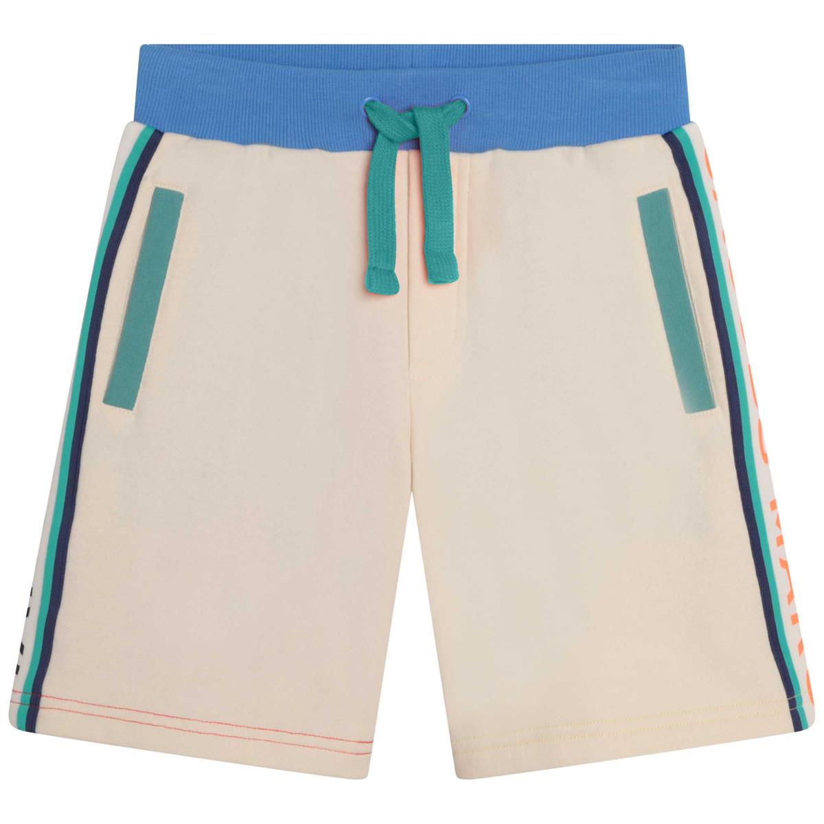 Boys White Logo Shorts