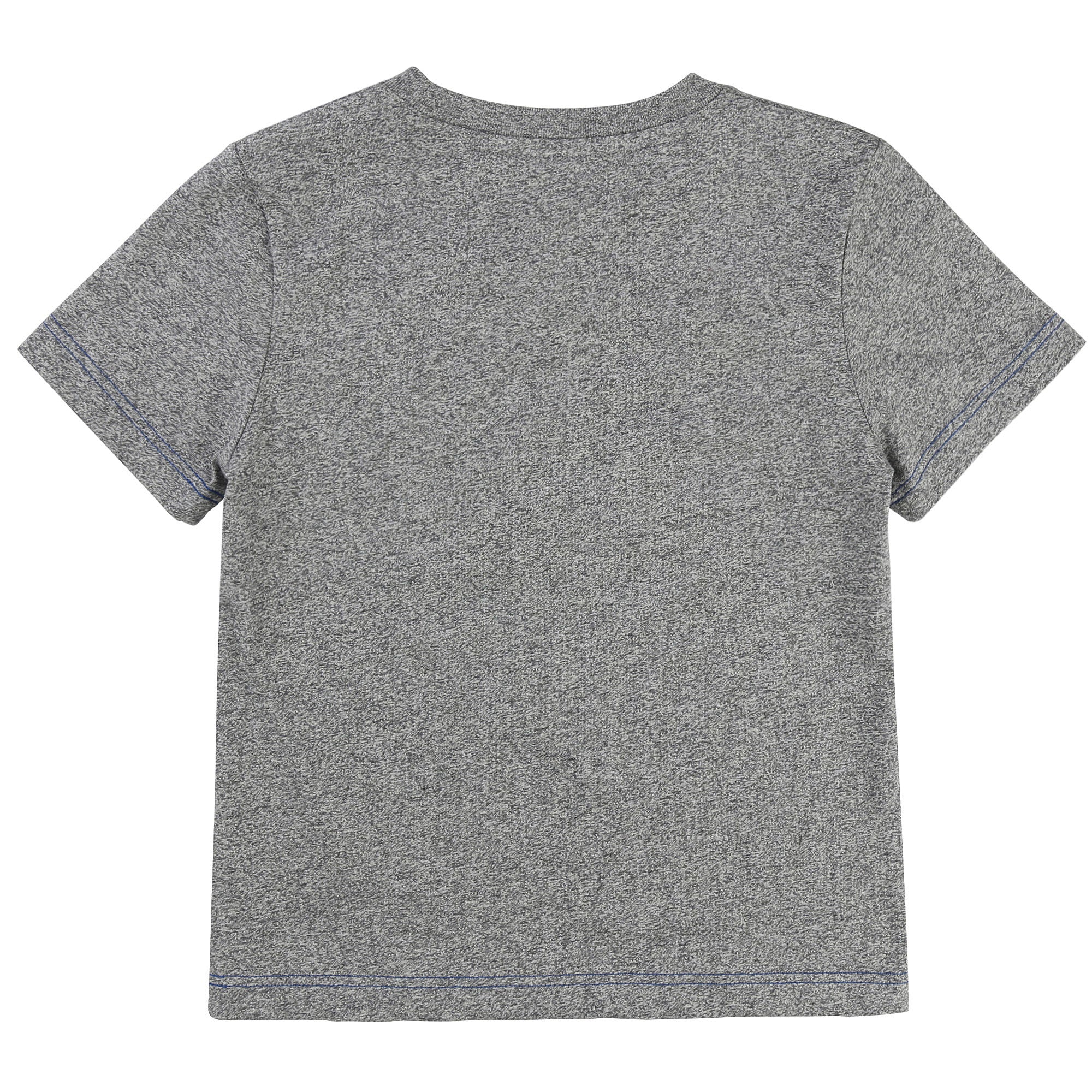 Boys & Girls Grey Marl Cotton Logo T-Shirt - CÉMAROSE | Children's Fashion Store - 2