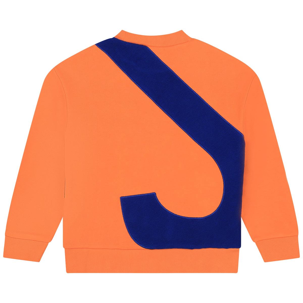 Boys Orange Sweatshirt