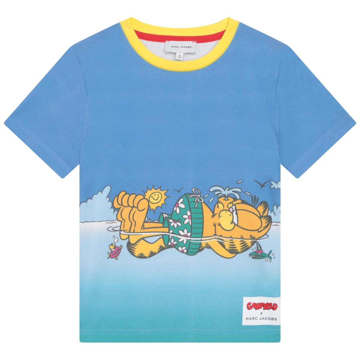 Boys Blue Printed T-Shirt