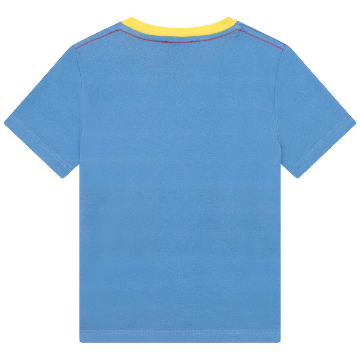 Boys Blue Printed T-Shirt