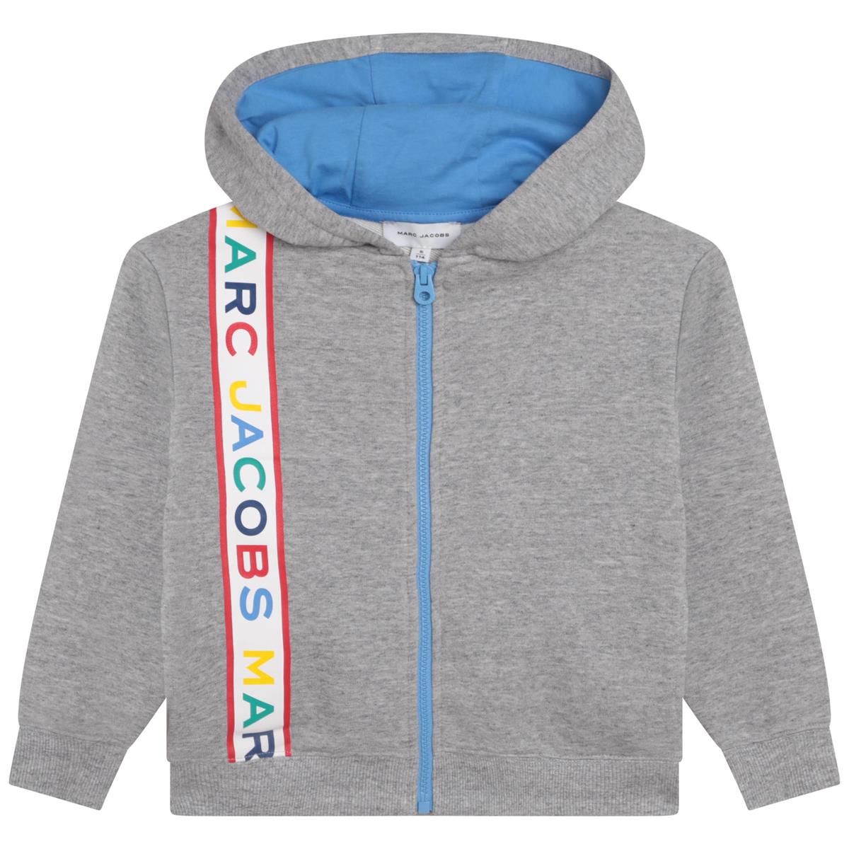 Boys Grey Zip-Up Top