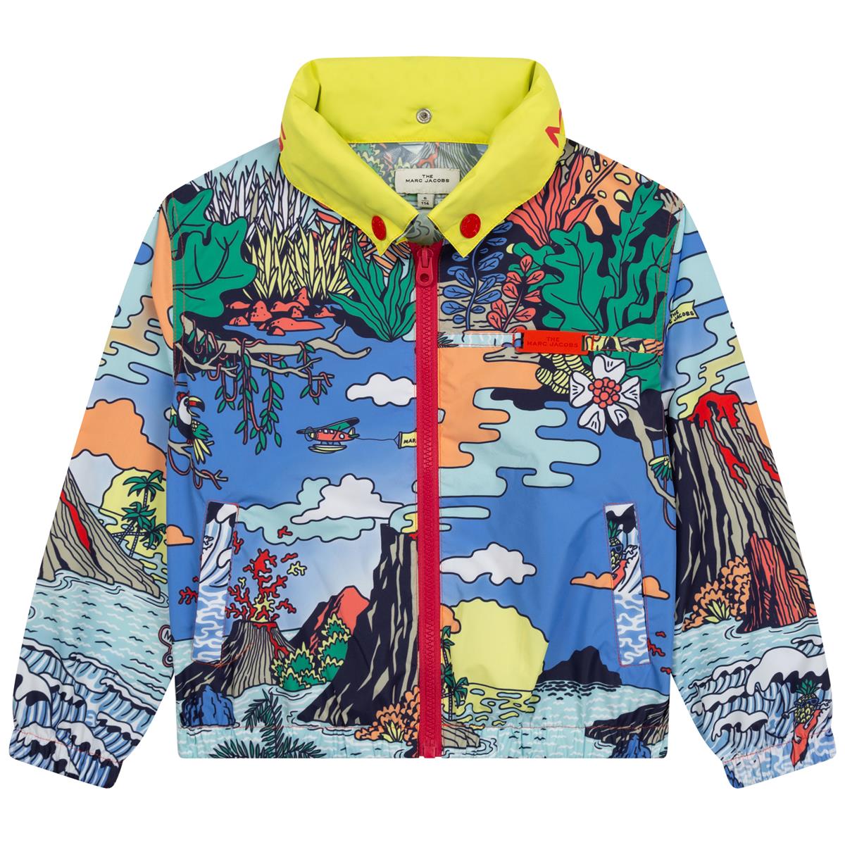 Boys & Girls Blue Hooded Windbreaker