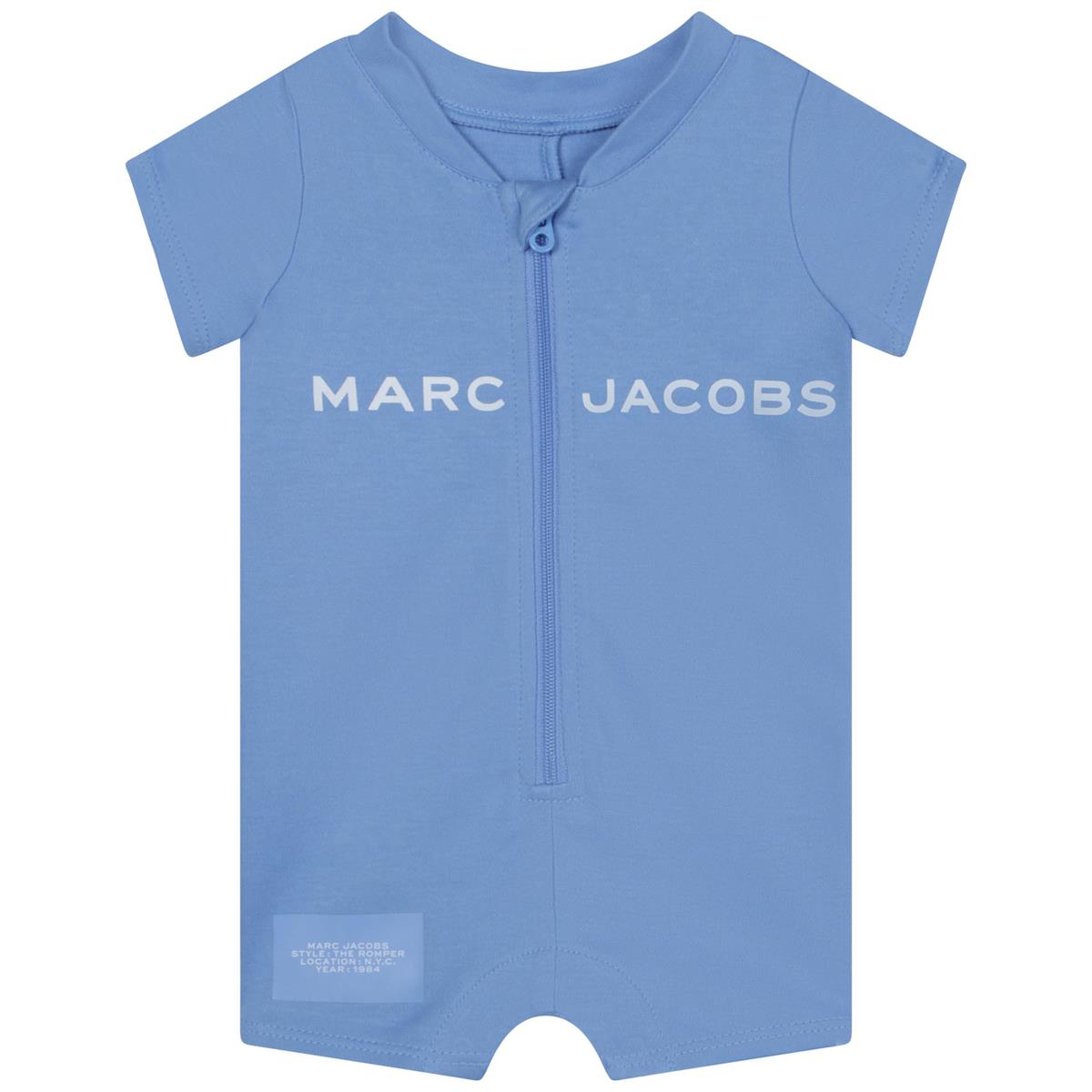 Baby Boys Blue Babysuit