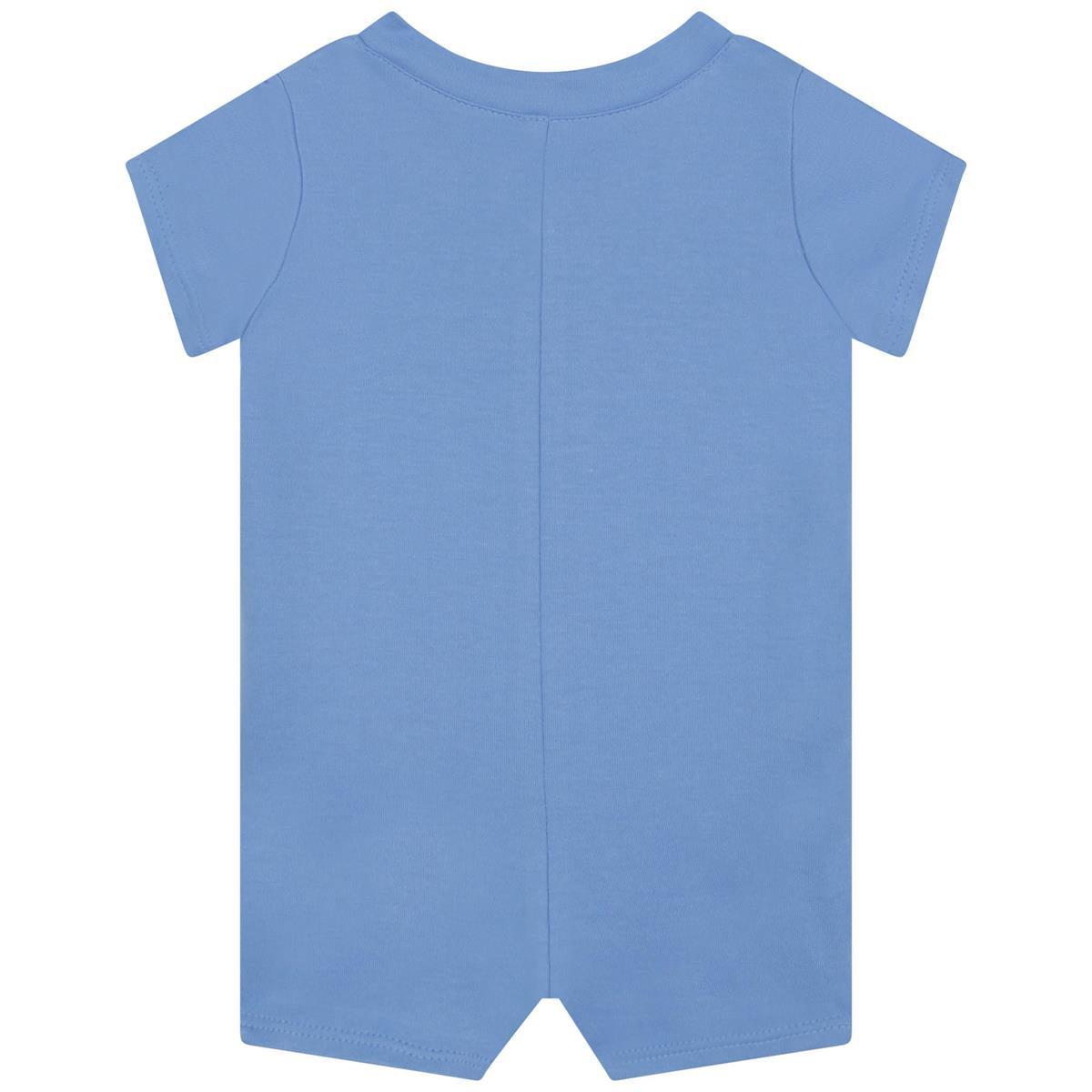 Baby Boys Blue Babysuit