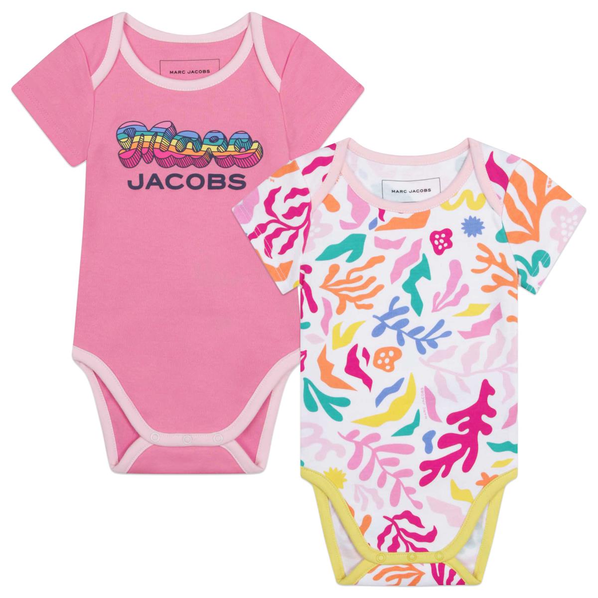 Baby Girls Pink Logo Babysuit