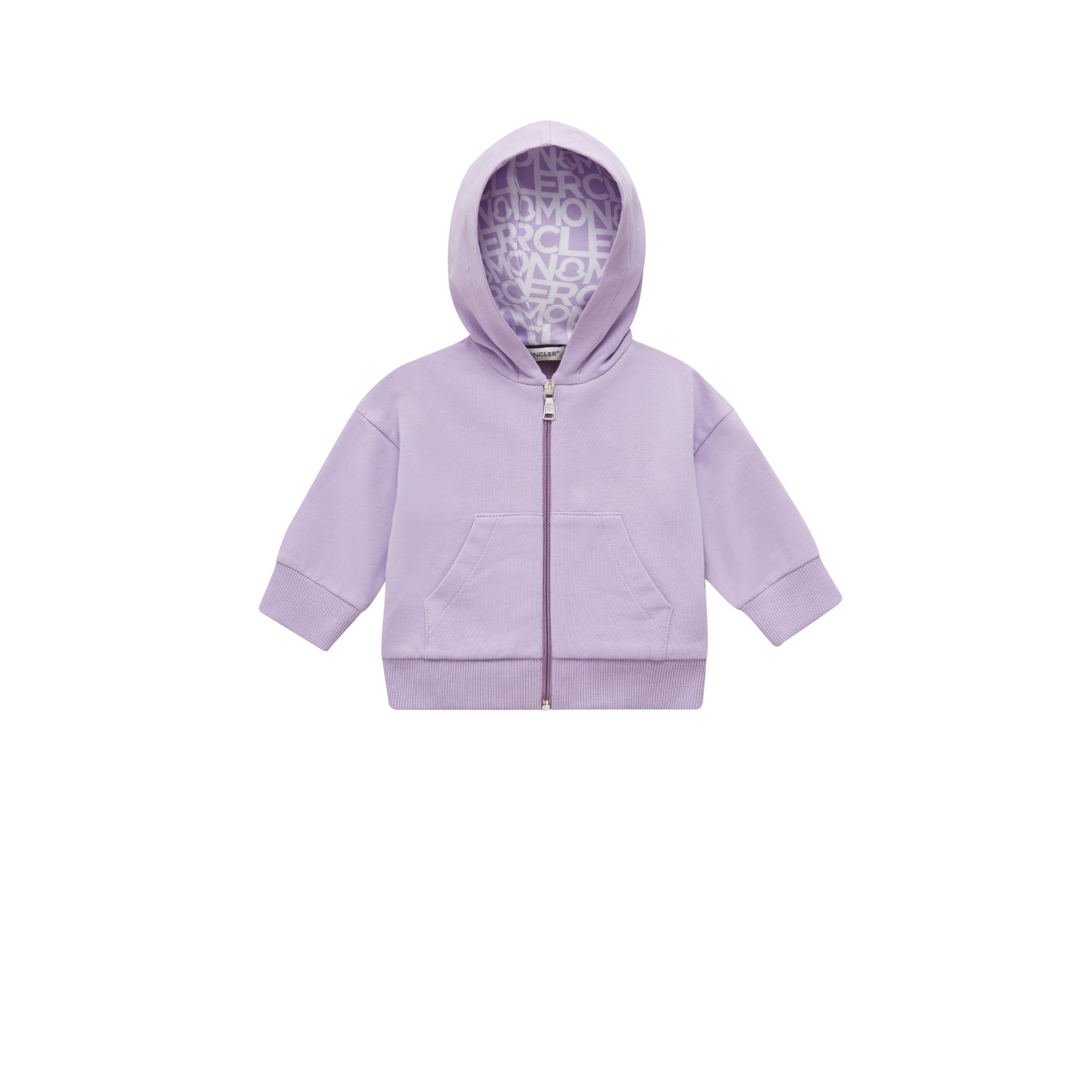 Baby Girls Purple Logo Zip-Up Top