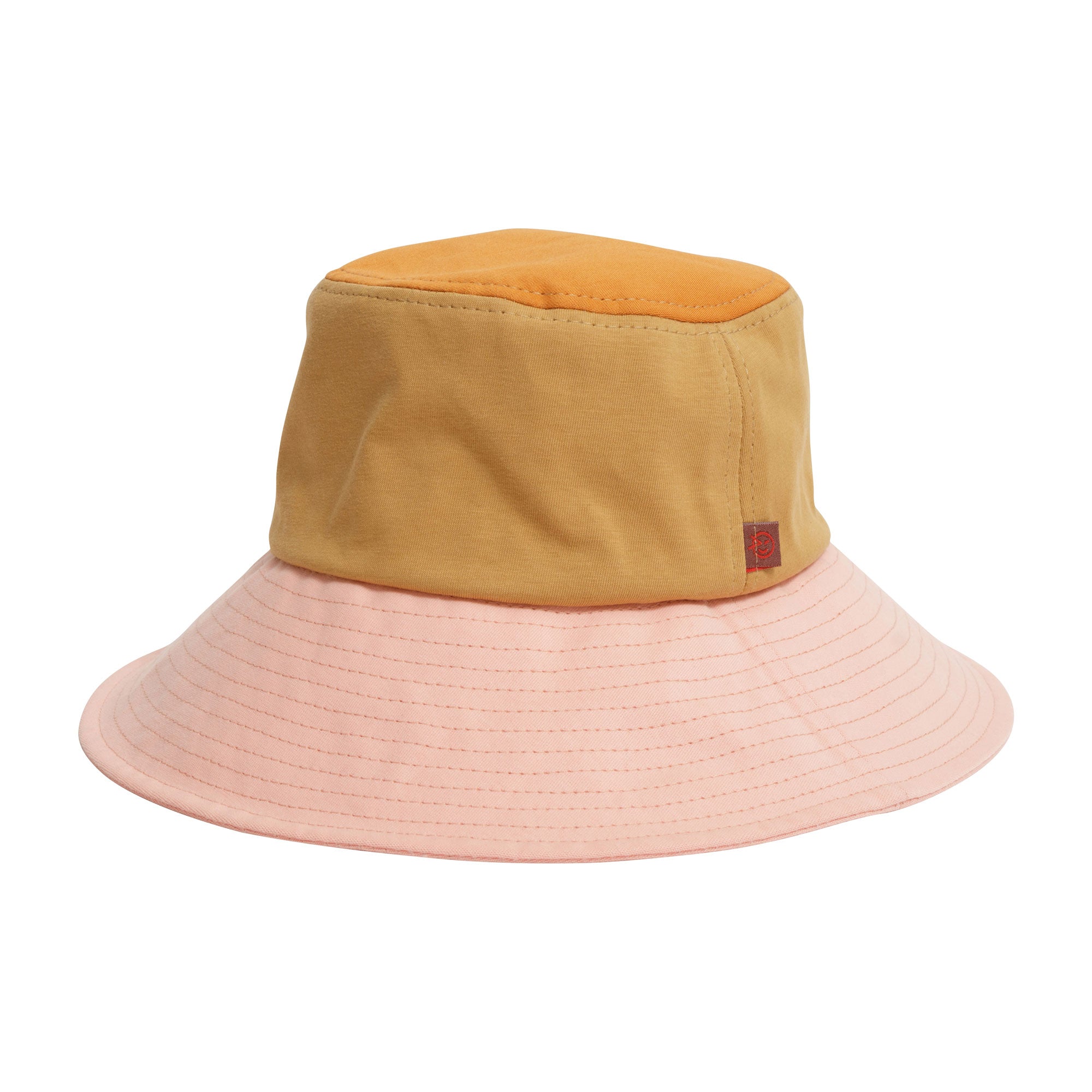 Girls Pink Wide Brim Hat