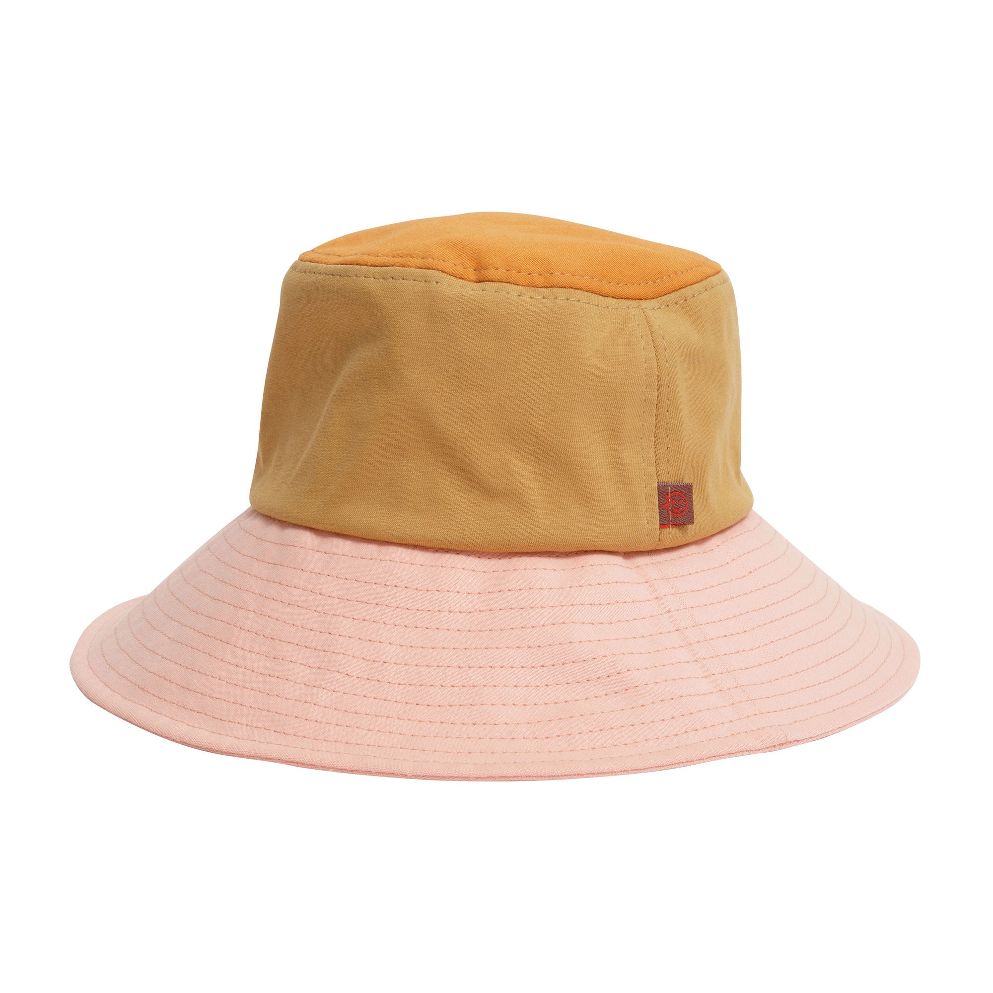 Girls Pink Wide Brim Hat