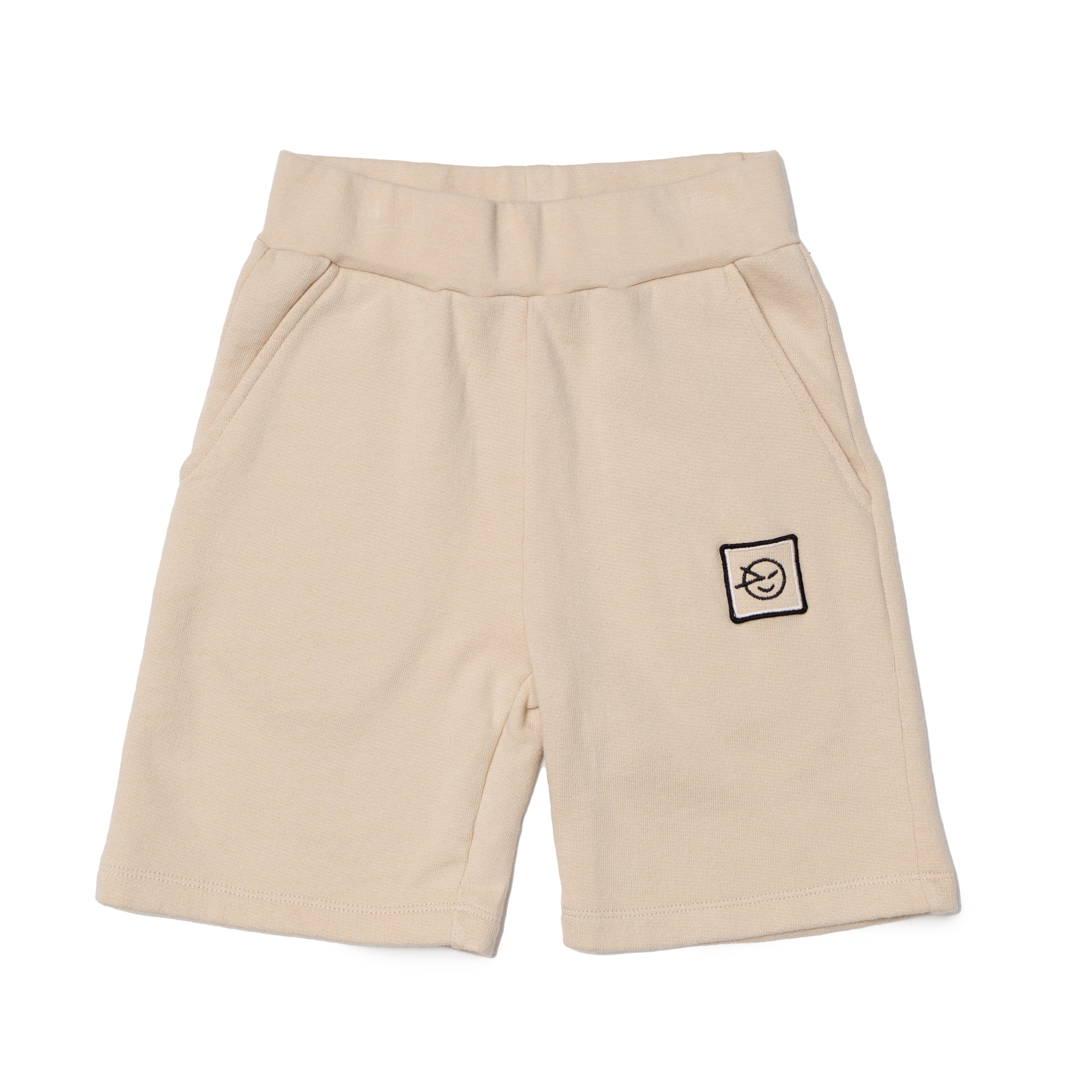 Boys & Girls Beige Cotton Shorts