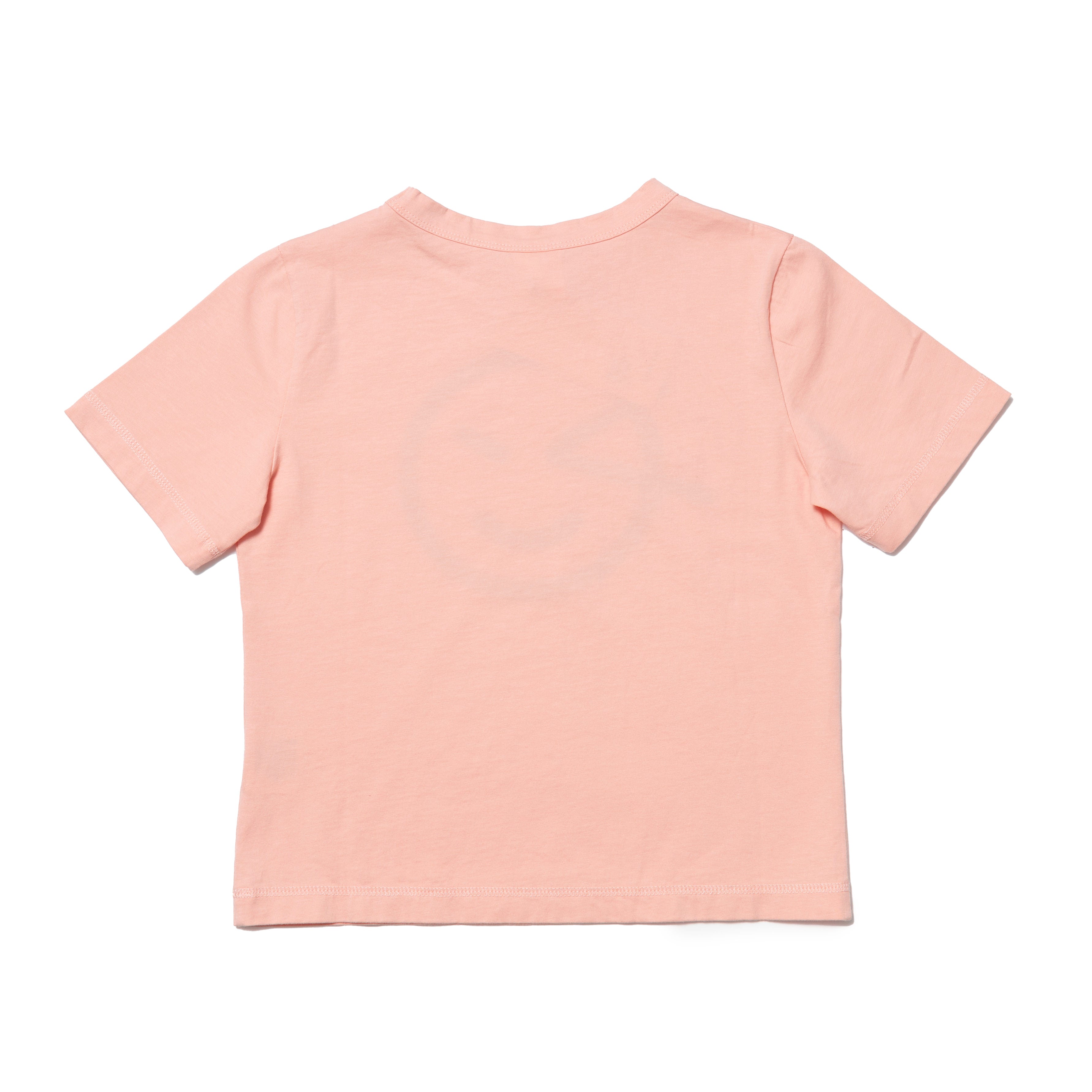 Girls Pink Logo Cotton T-Shirt