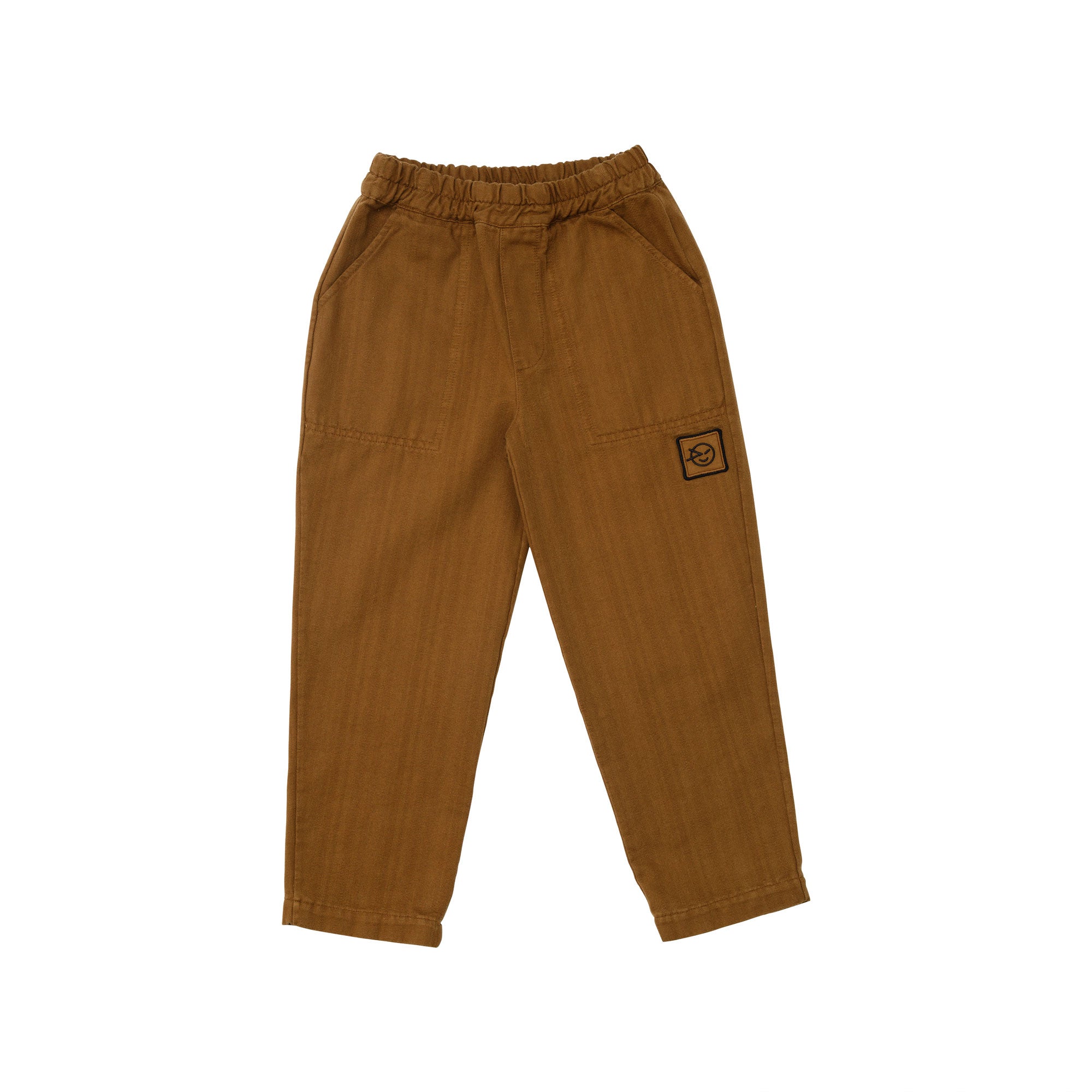 Boys & Girls Bronze Cotton Trousers