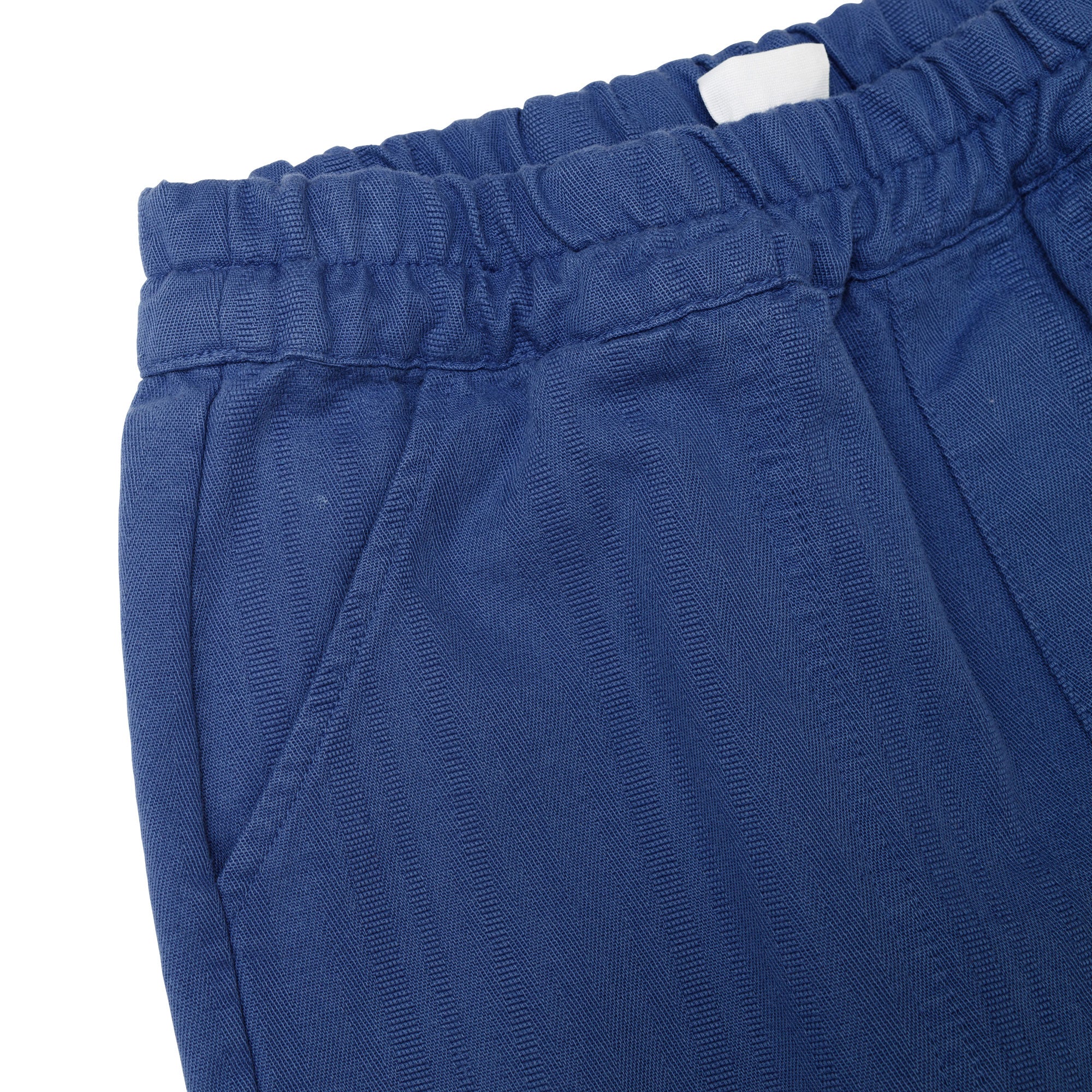 Boys & Girls Blue Cotton Trousers