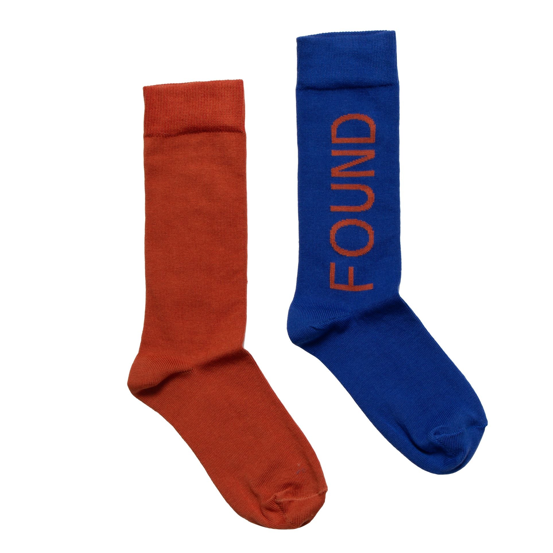 Boys Red & Blue Logo Cotton Socks