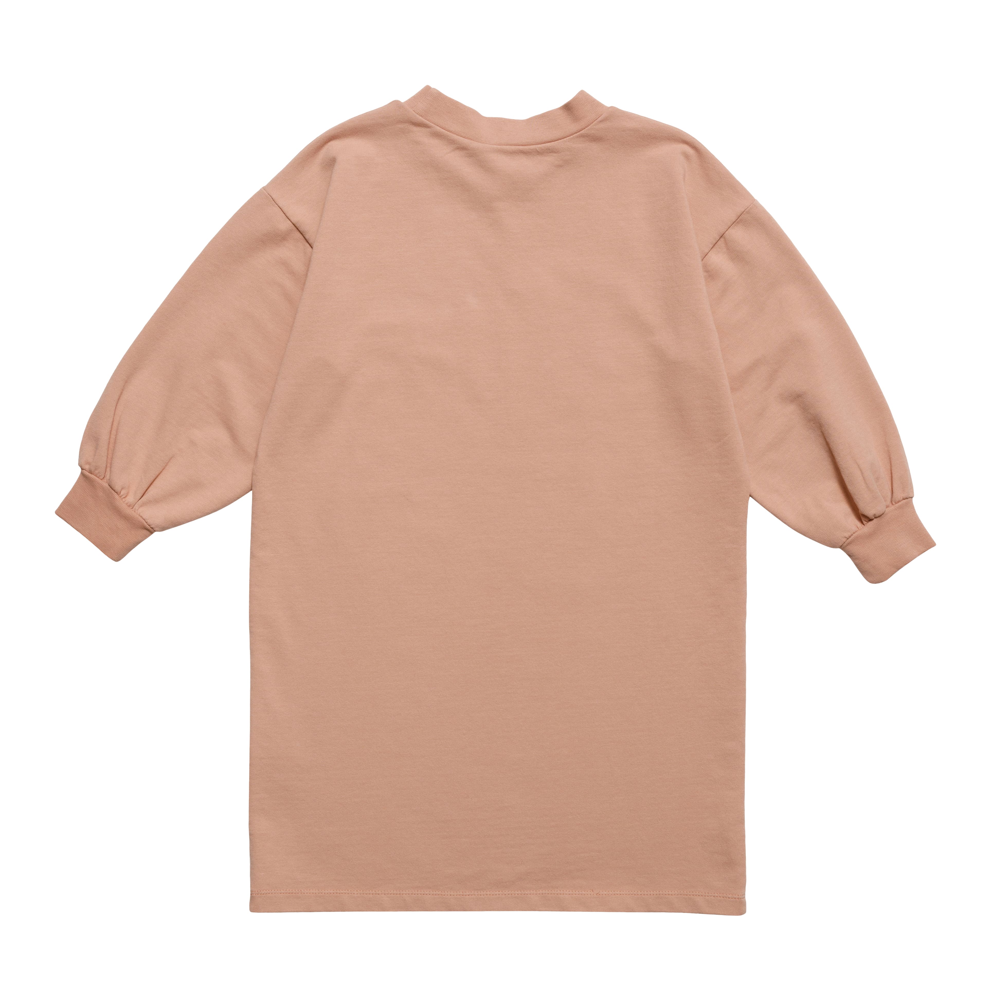 Girls Pink Logo Cotton Dress