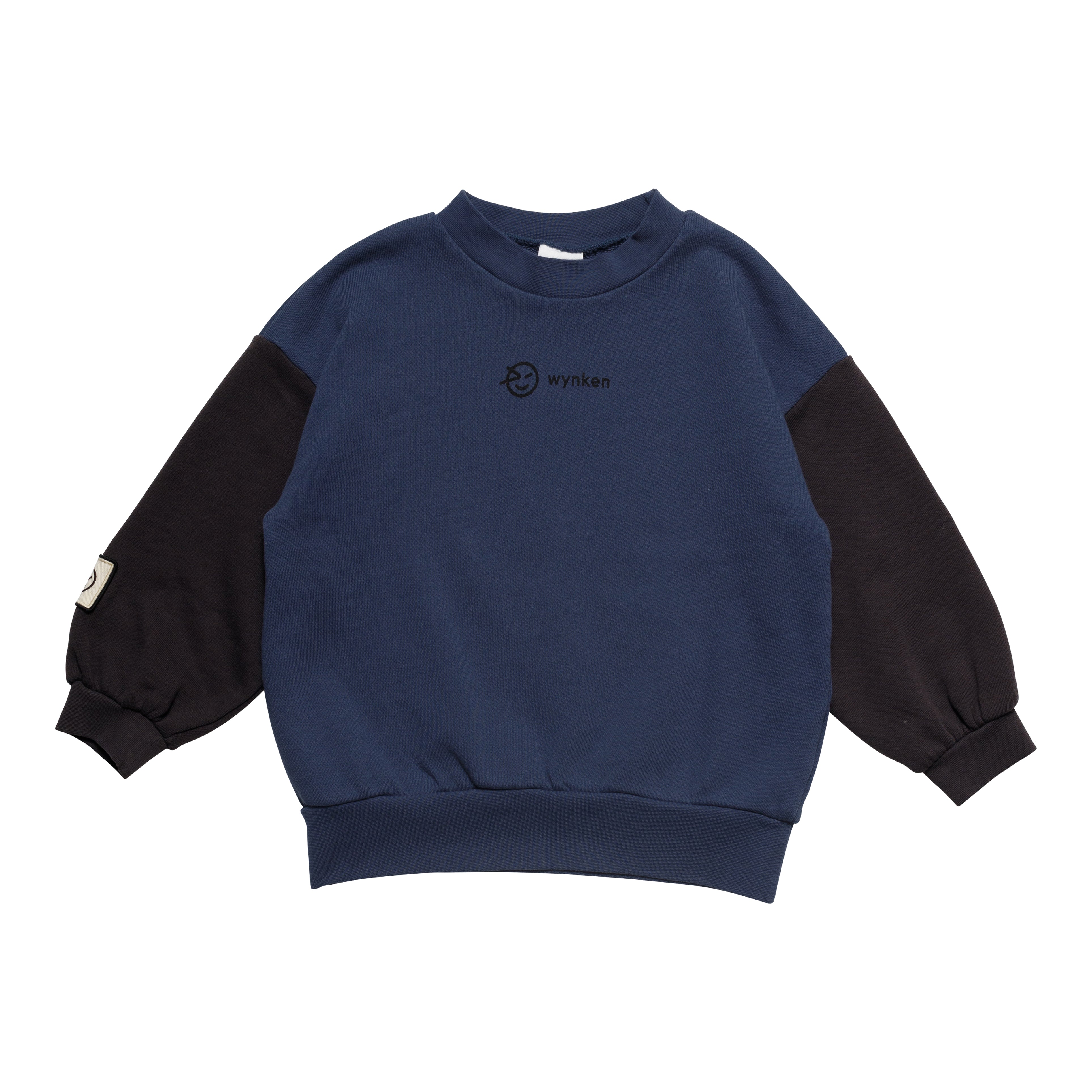 Boys & Girls Blue Logo Cotton Sweatshirt