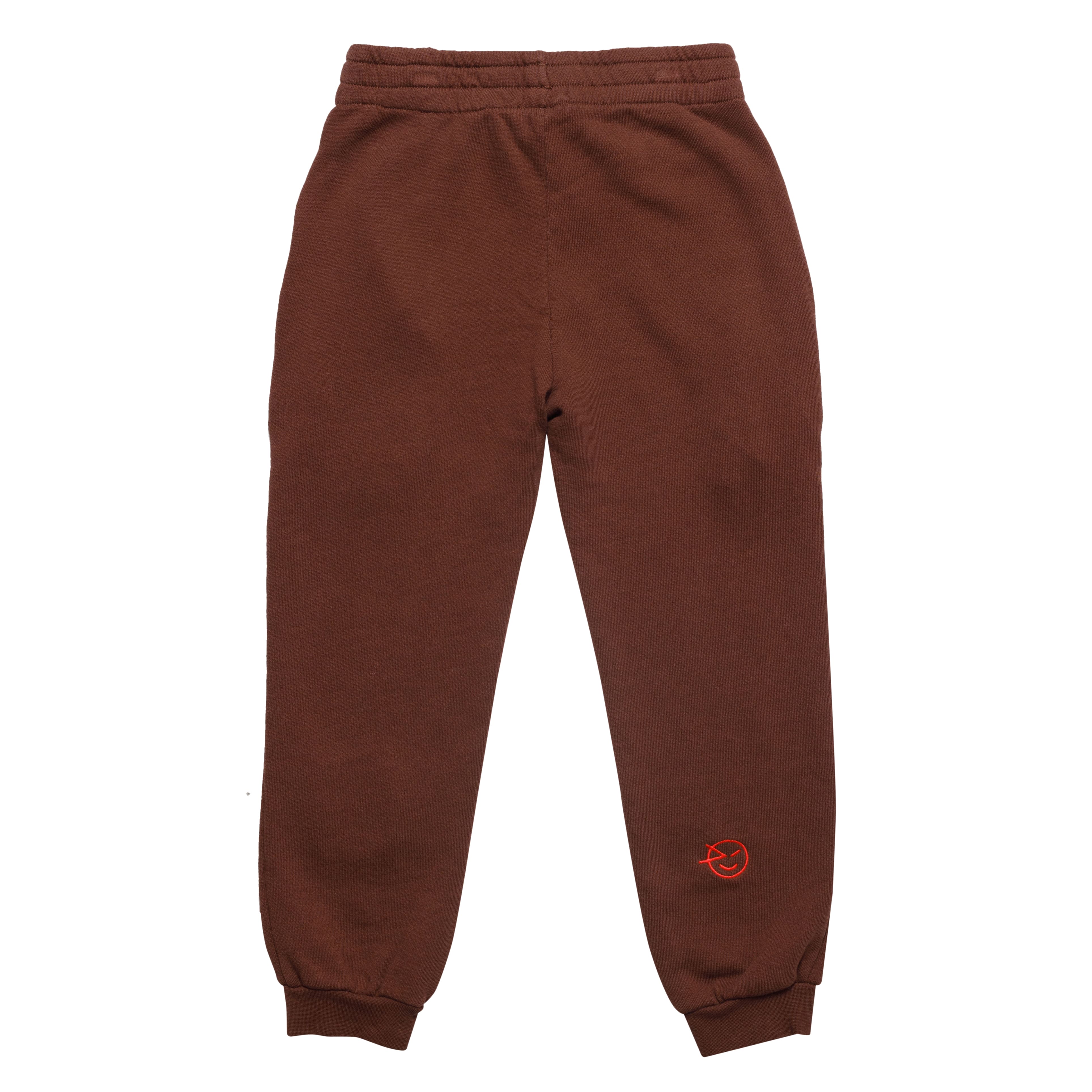 Boys & Girls Brown Cotton Trousers