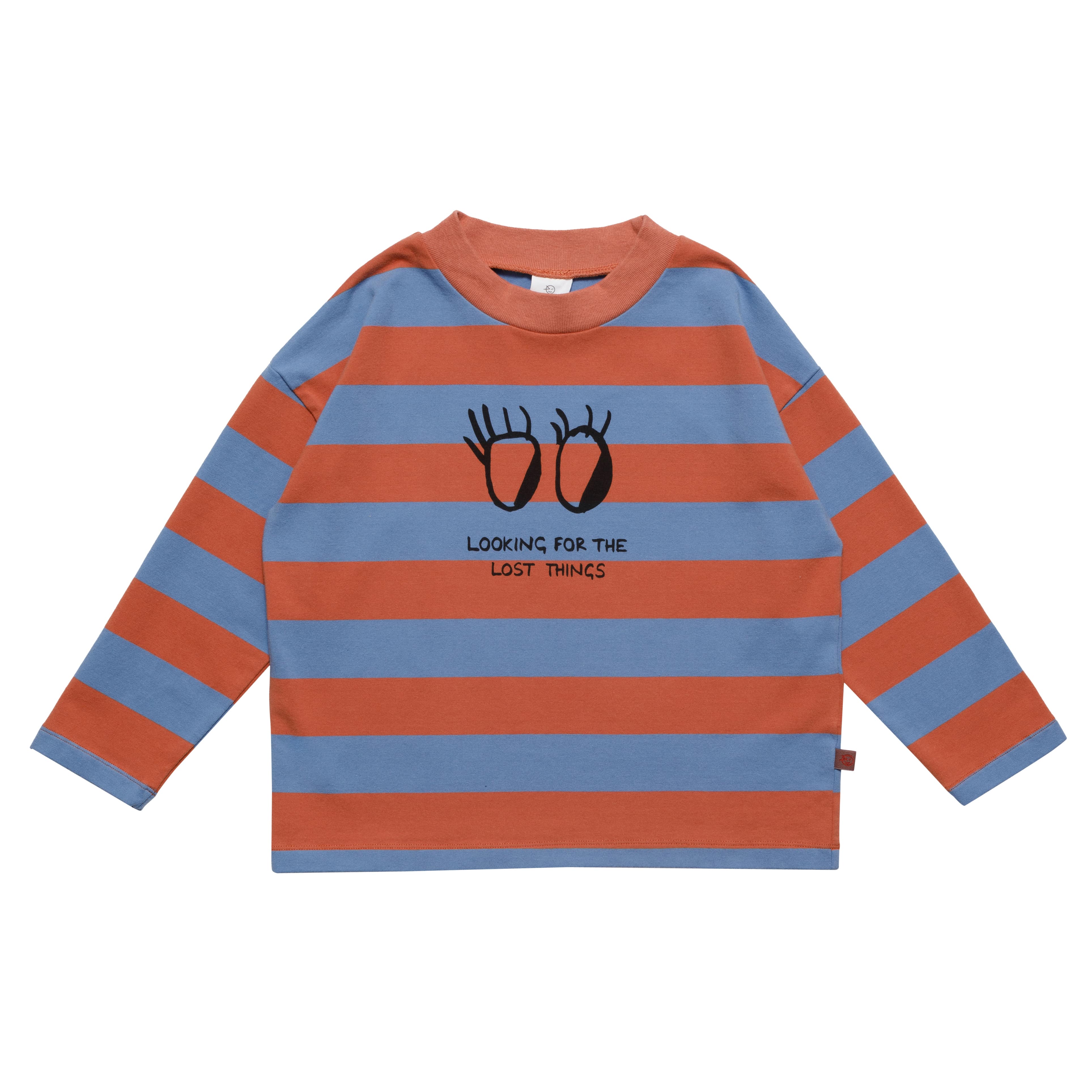 Boys & Girls Blue Stripes Cotton T-Shirt