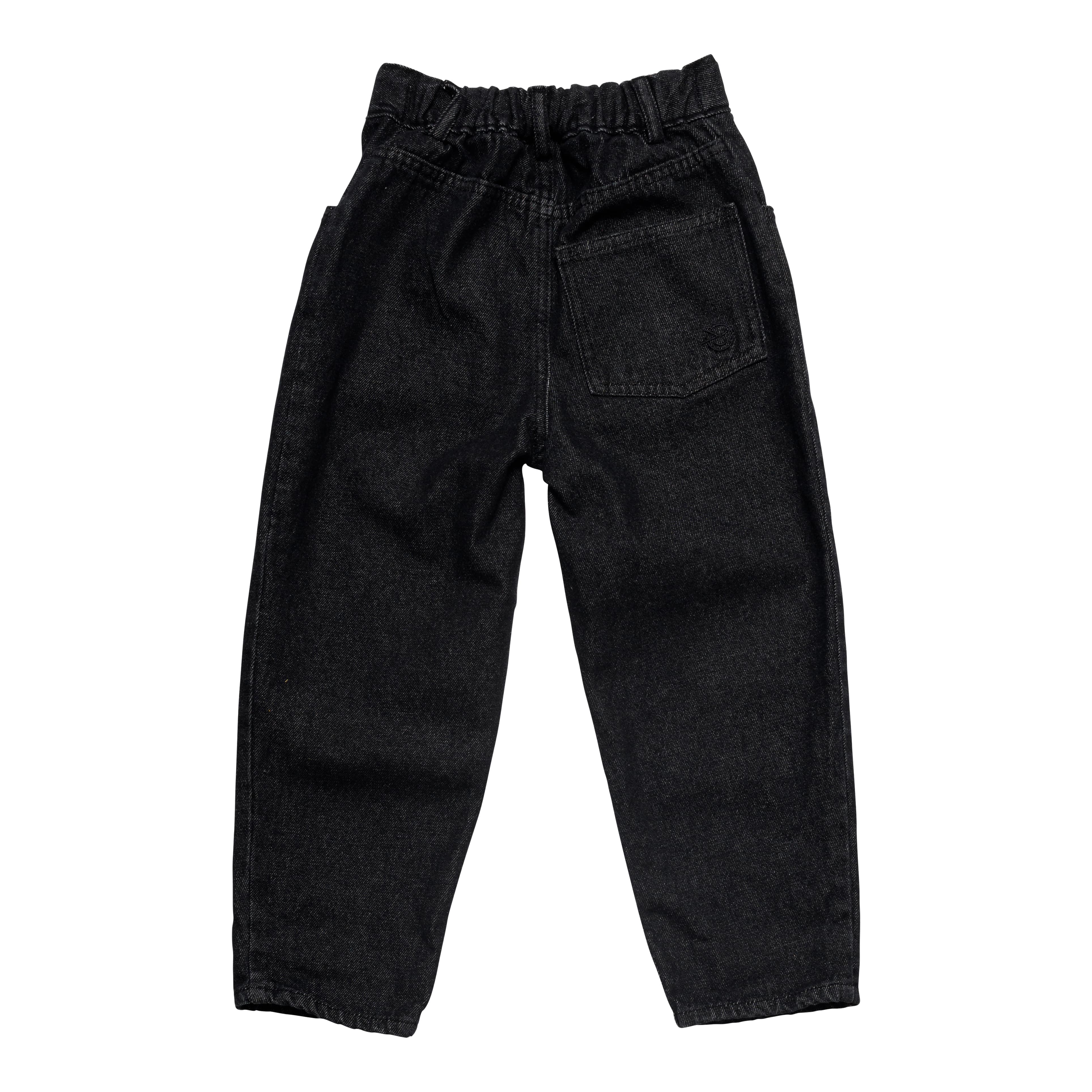 Boys & Girls Black Denim Trousers