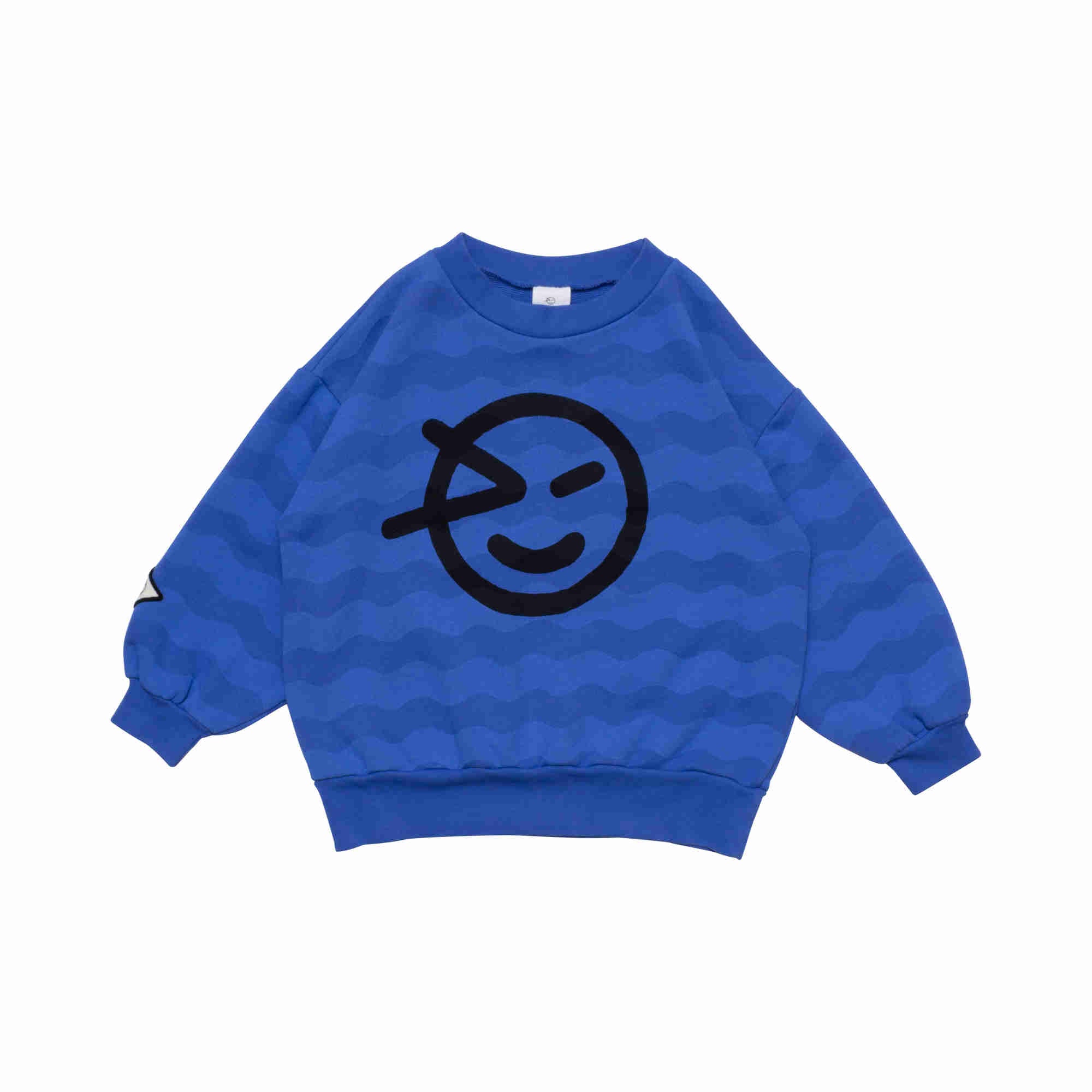 Boys & Girls Blue Cotton Sweatshirt