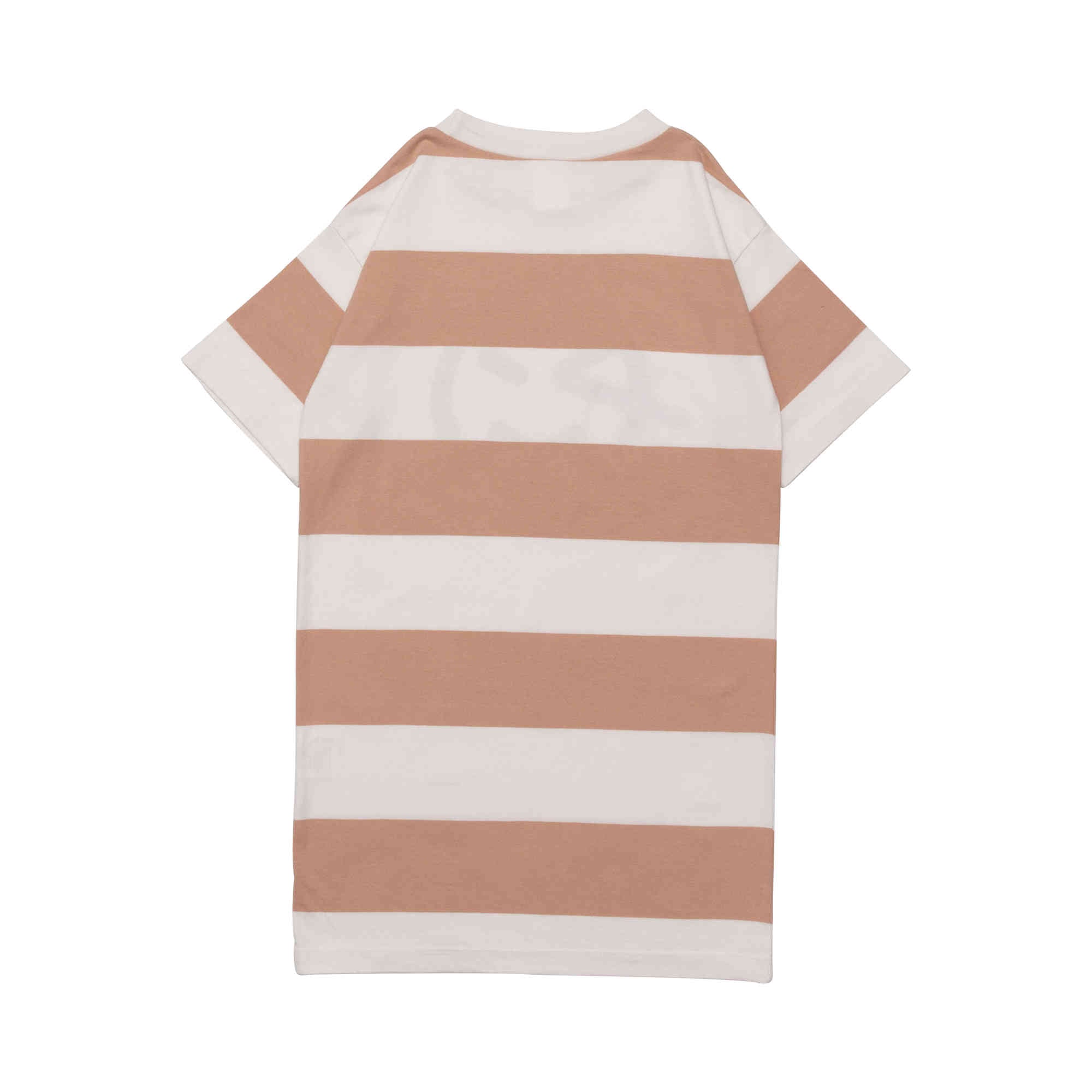 Girls Pink Stripe T-shirt Dress