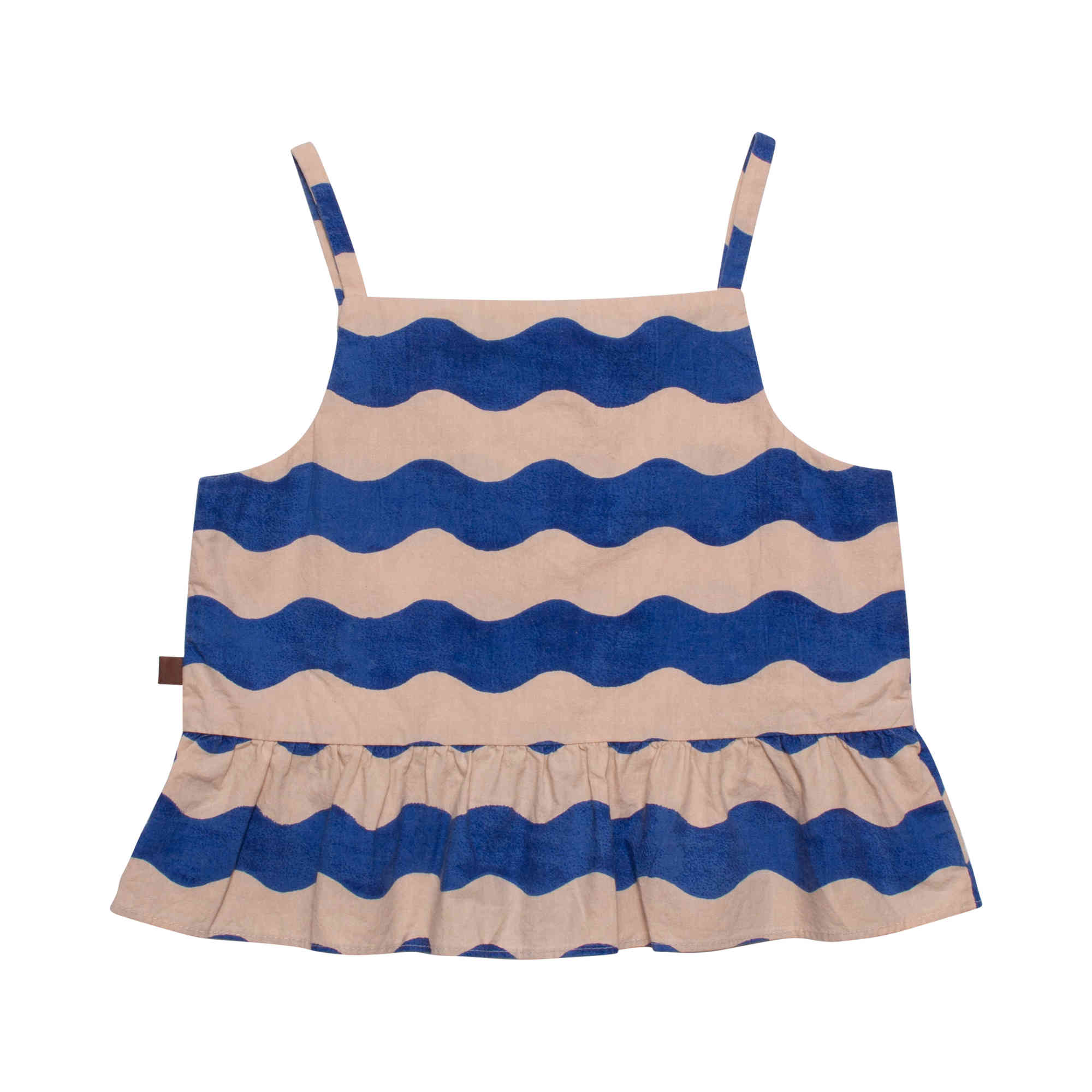 Girls Blue Stripe Top