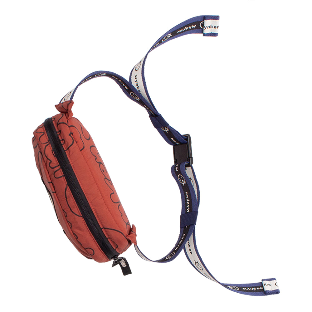 Boys & Girls Red Printed Cross Bag