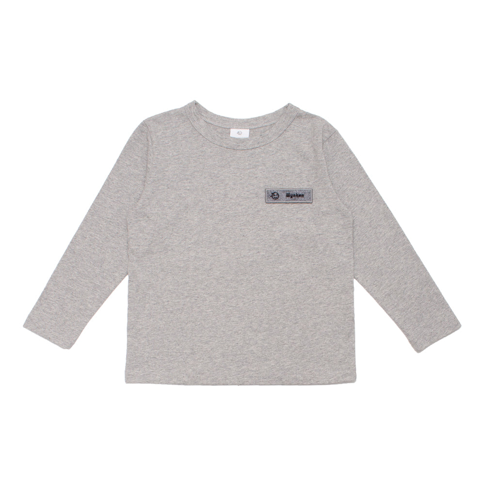 Boys & Girls Grey Cotton T-Shirt