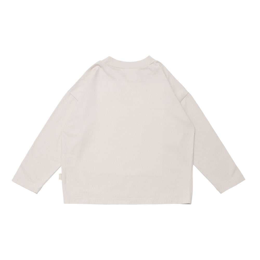 Boys & Girls White Printed Cotton T-Shirt