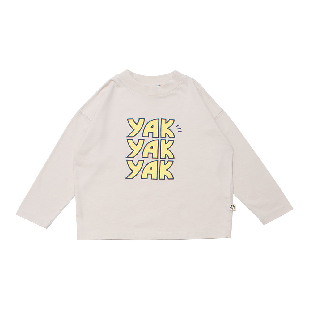 Boys & Girls White Printed Cotton T-Shirt