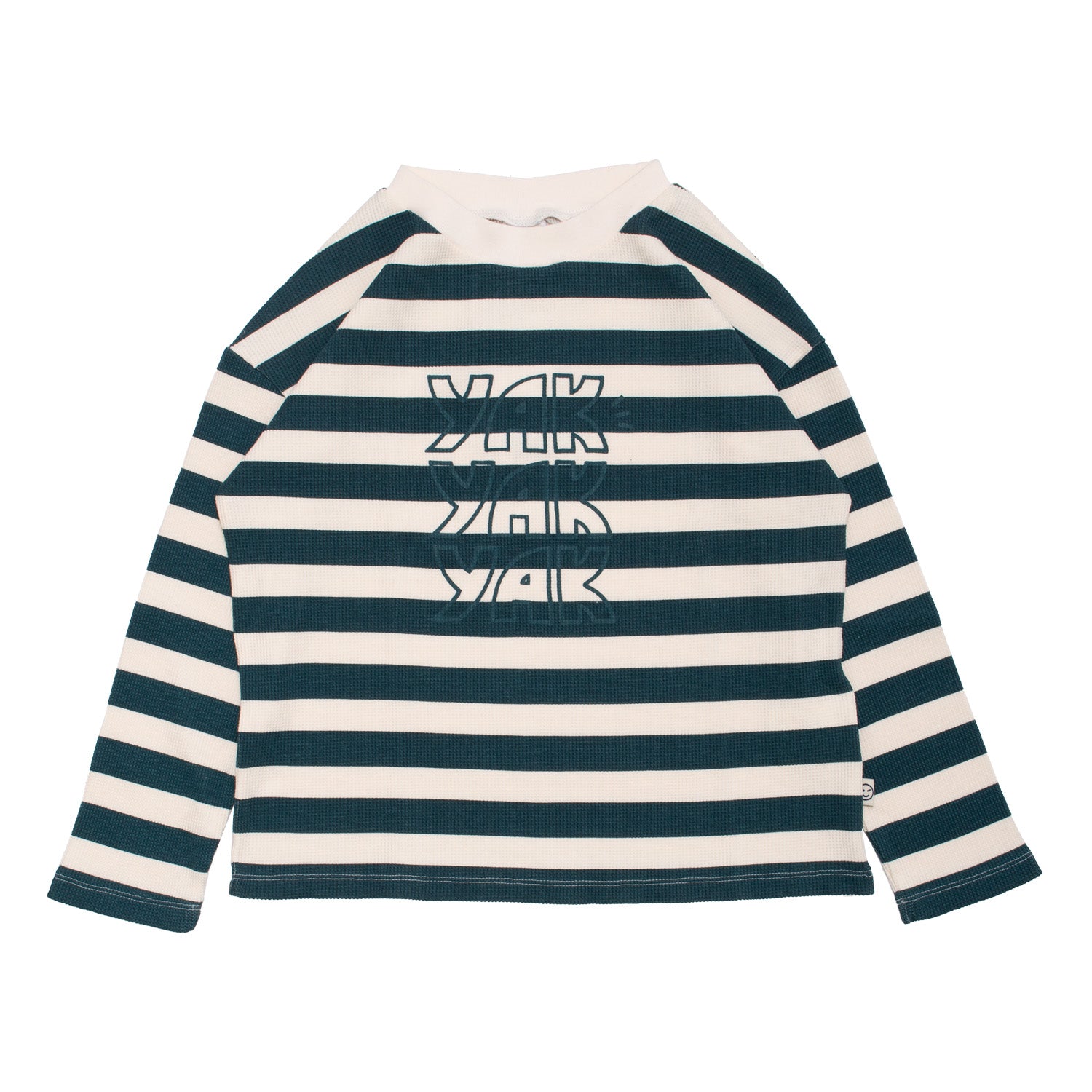 Boys & Girls Green Stripes Cotton T-Shirt