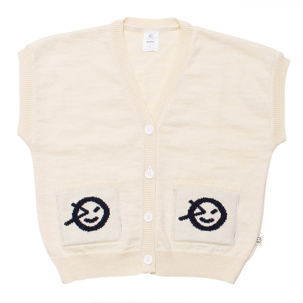 Boys & Girls White Vest
