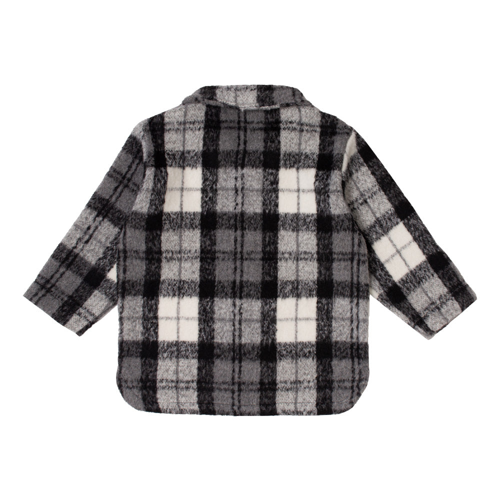 Boys & Girls Black Check Jacket