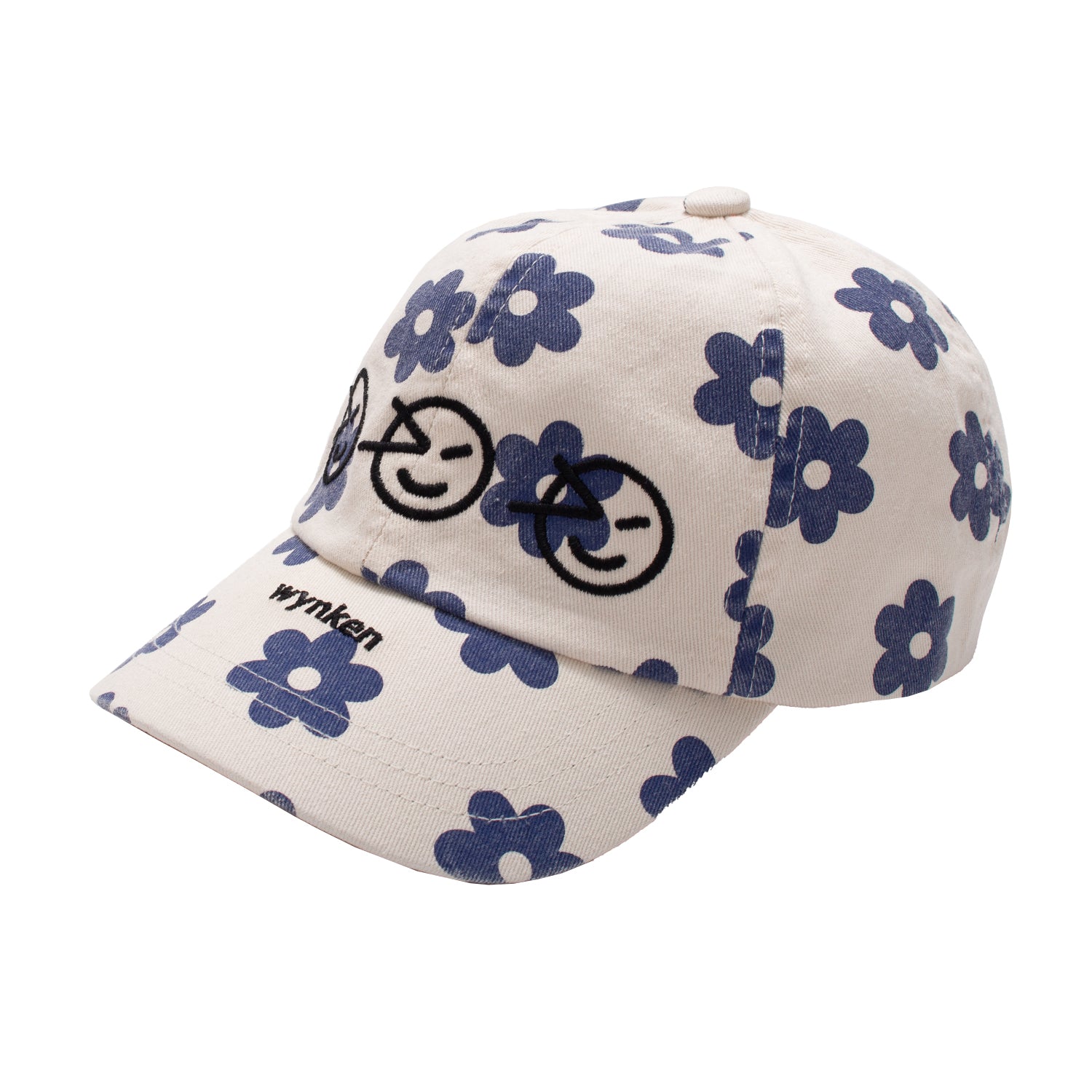 Boys & Girls Blue Flower Cotton Cap