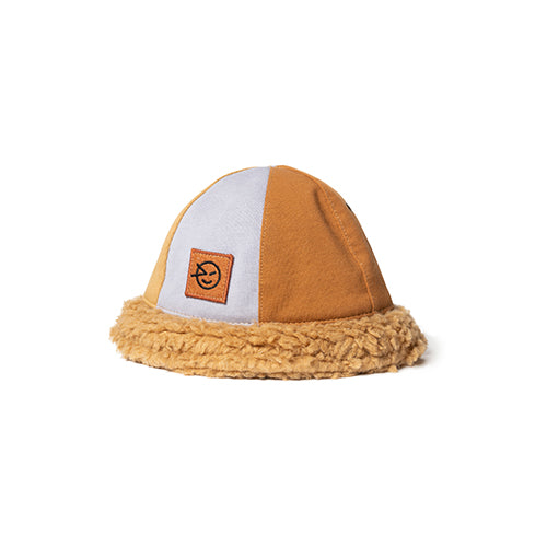 Boys & Girls Yellow Splice Cotton Hat