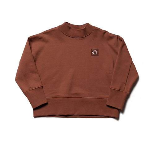 Boys & Girls Brown Cotton Sweatshirt